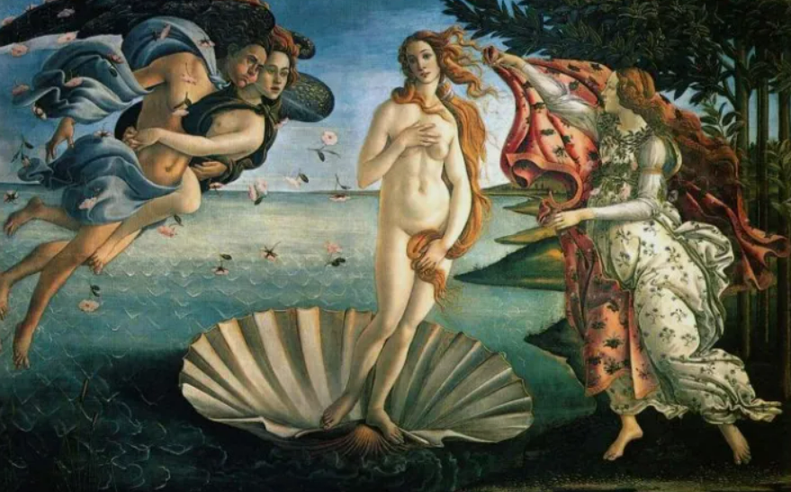 Pintura de Vênus no renascimento e perspectivas do corpo