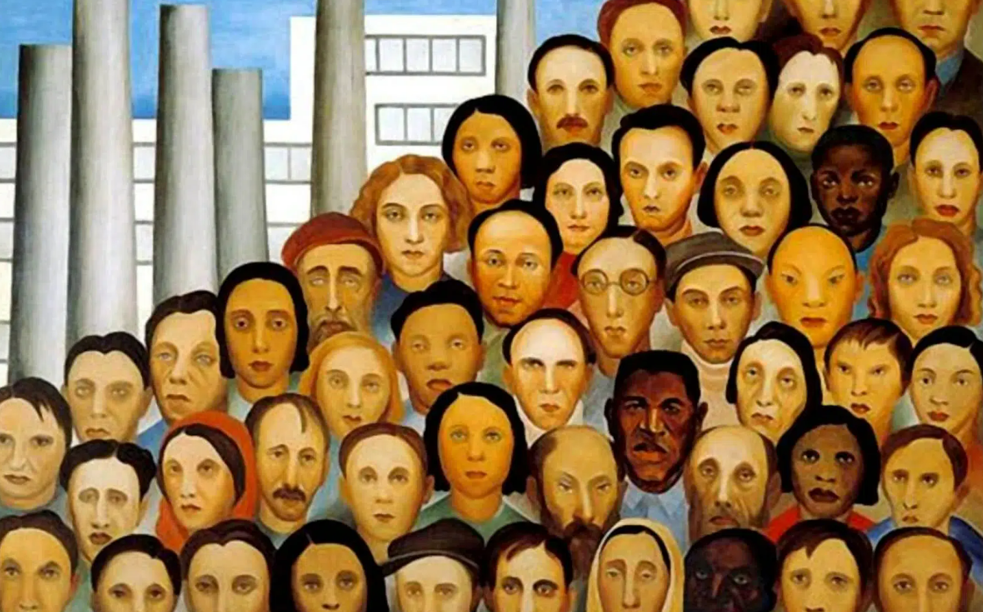 Quadro Operários de Tarsila do Amaral