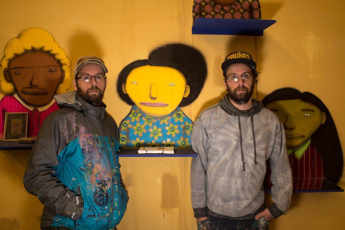 Fotografias com os Gêmeos grafiteiros brasileiros