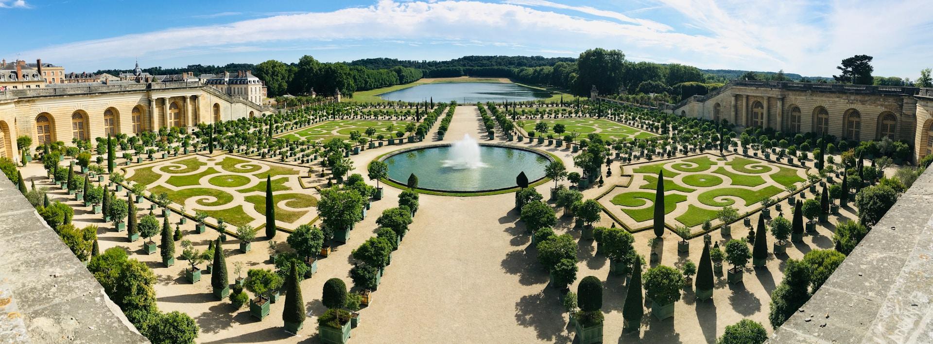 Foto de parte dos Jardins do Palácio de Versailles