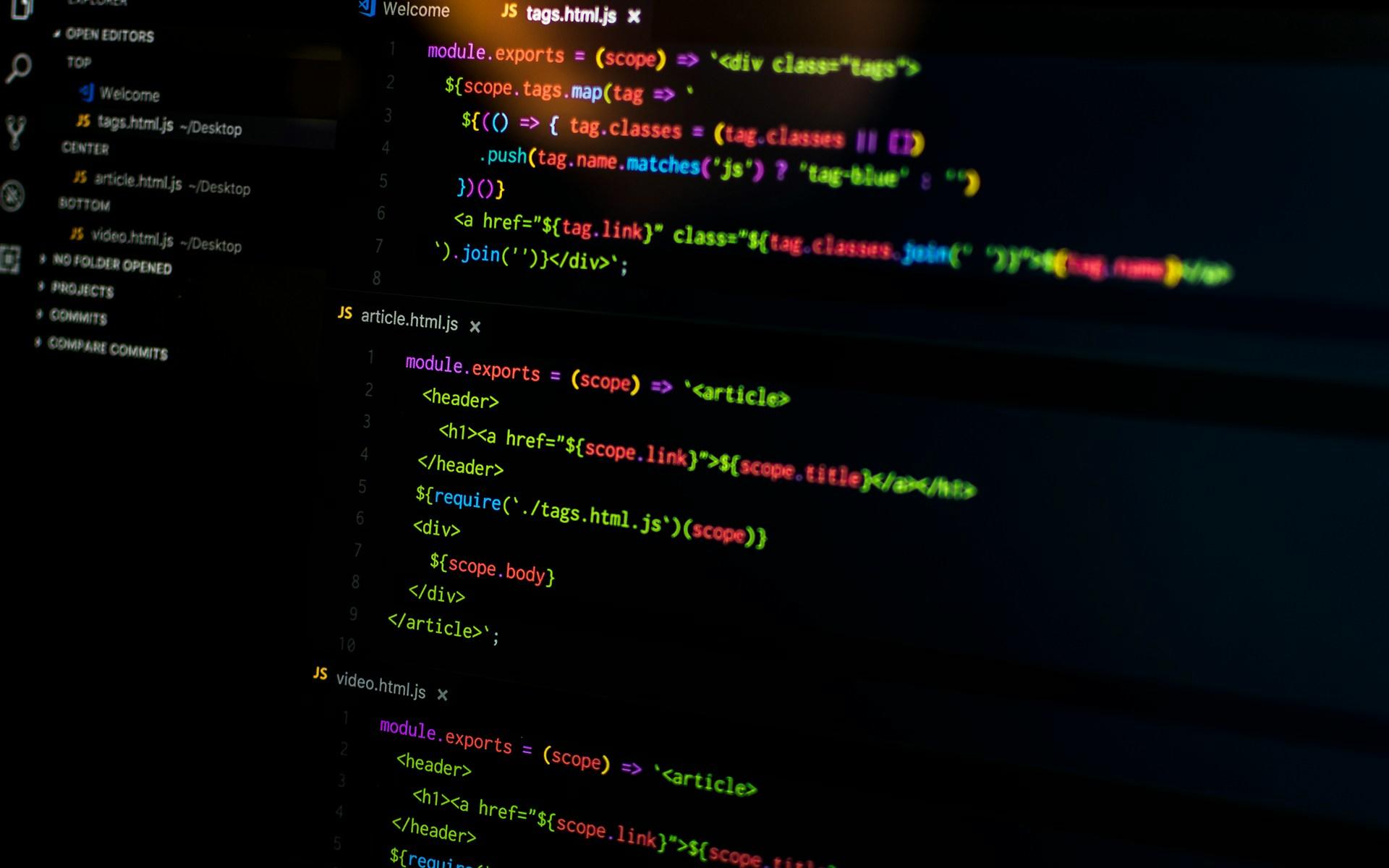 Exemplo de tela com HTML