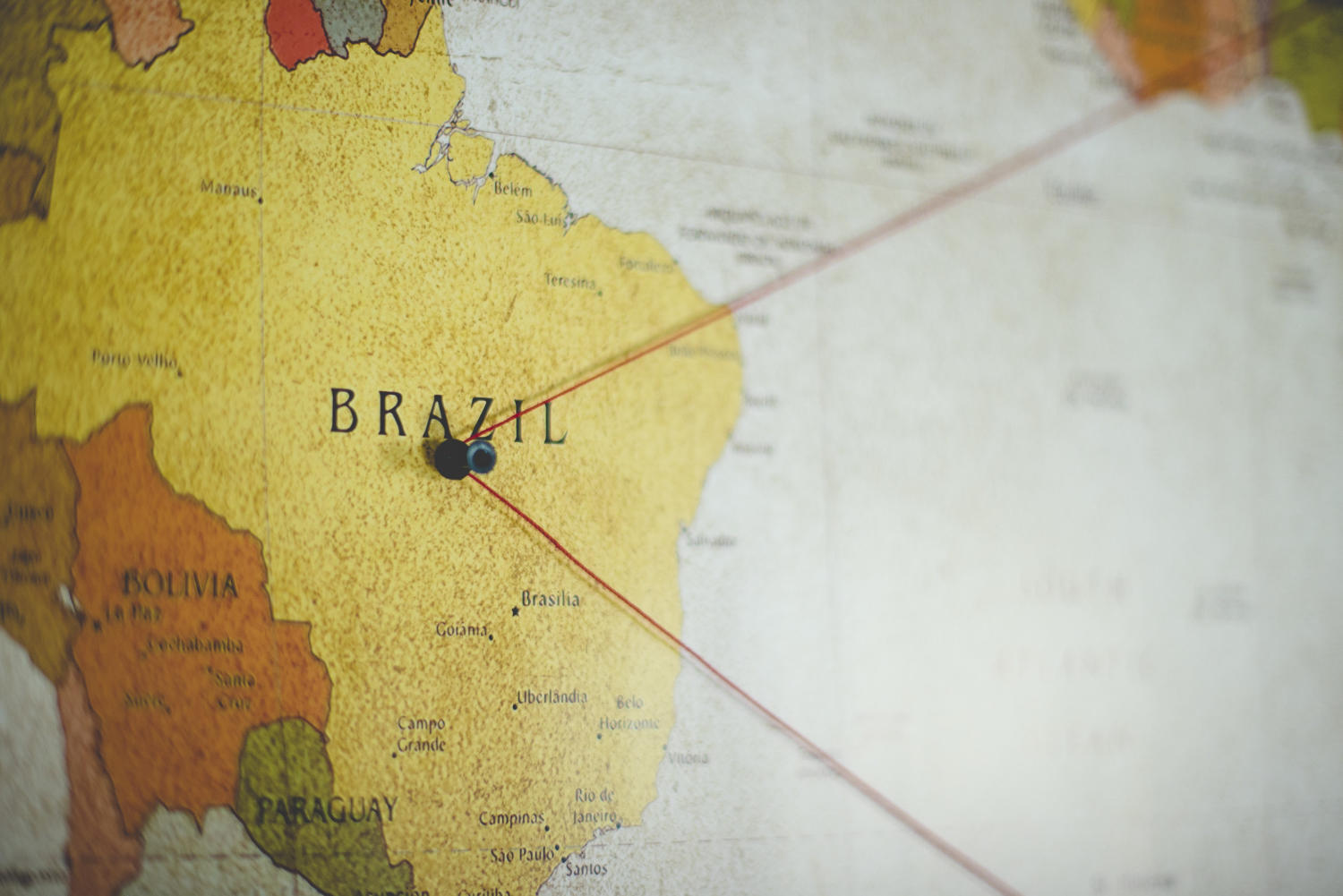 Brasil no mapa.