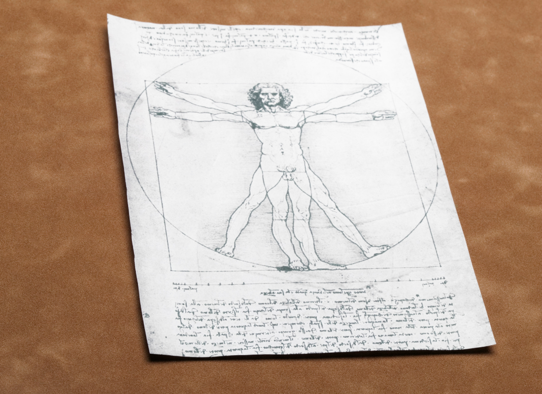imagem de papel do da vinci