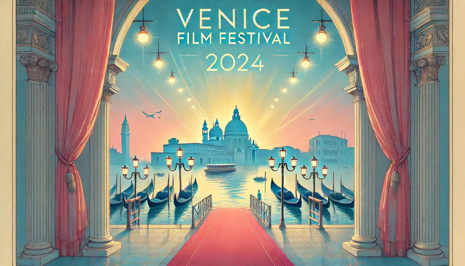 Ilustração do Festival de Cinema de Veneza 2024