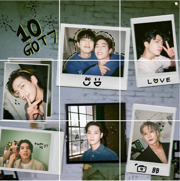 Foto dos integrantes do grupo de k-pop GOT7