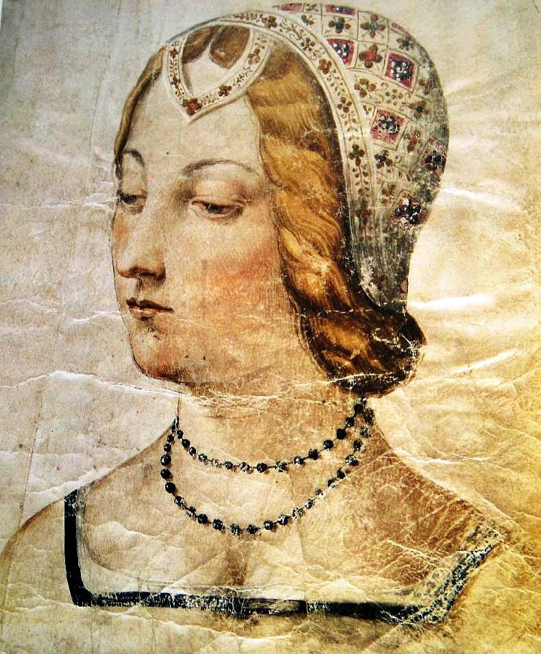 Retrato de Laura, musa inspiradora de Petrarca.