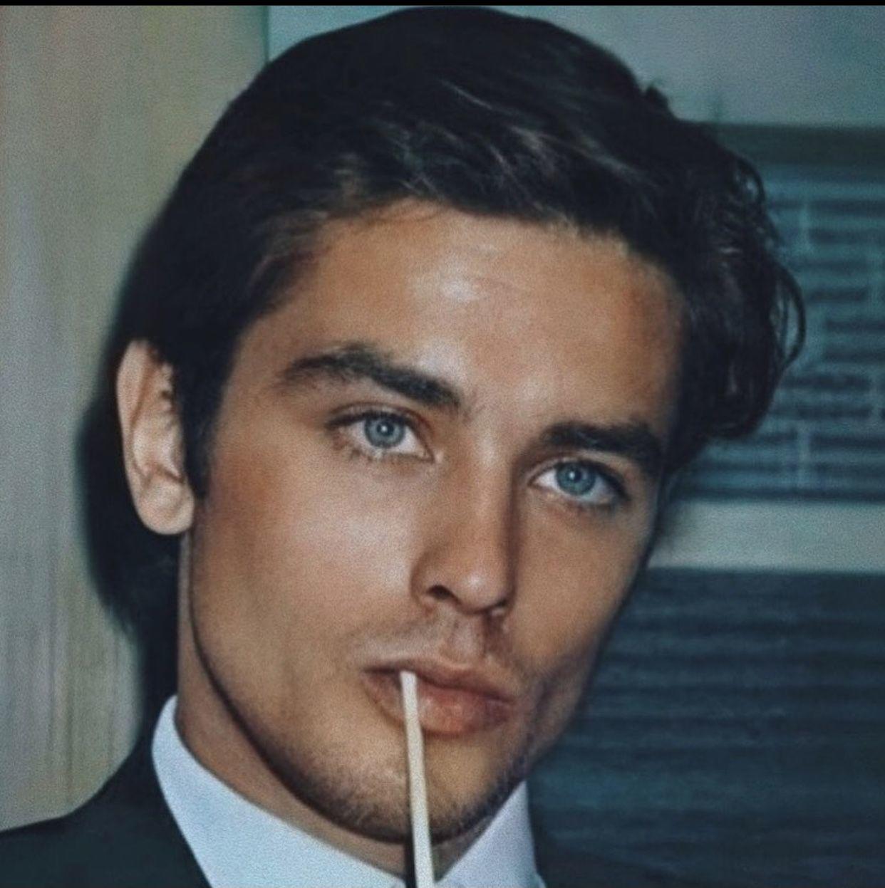 Alain Delon é um dos atores italianos mais famosos
