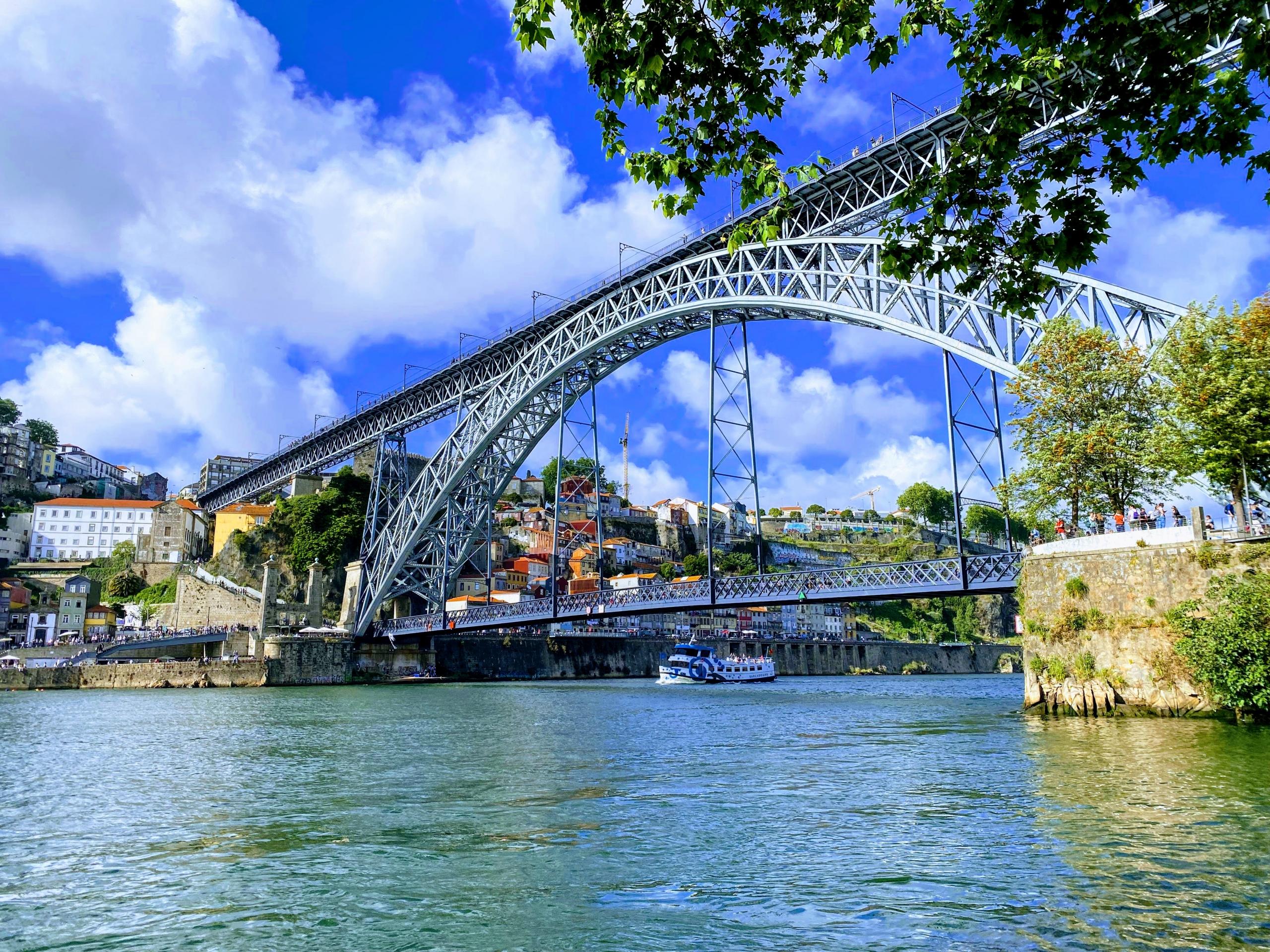 Ponte Dom Luís no Porto/Gaia, vista diurna