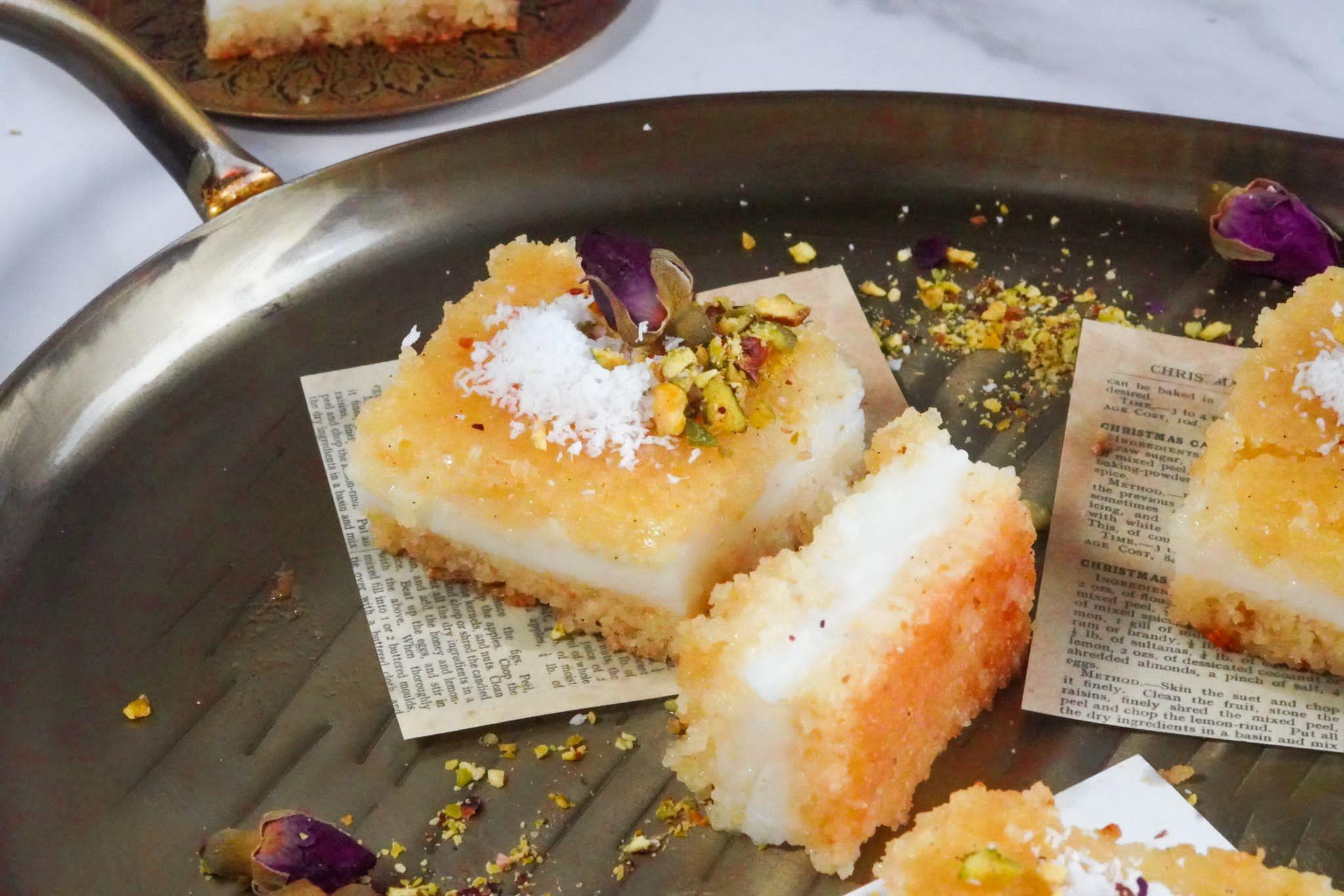 Basbousa recipe Basbousa origem Semolina