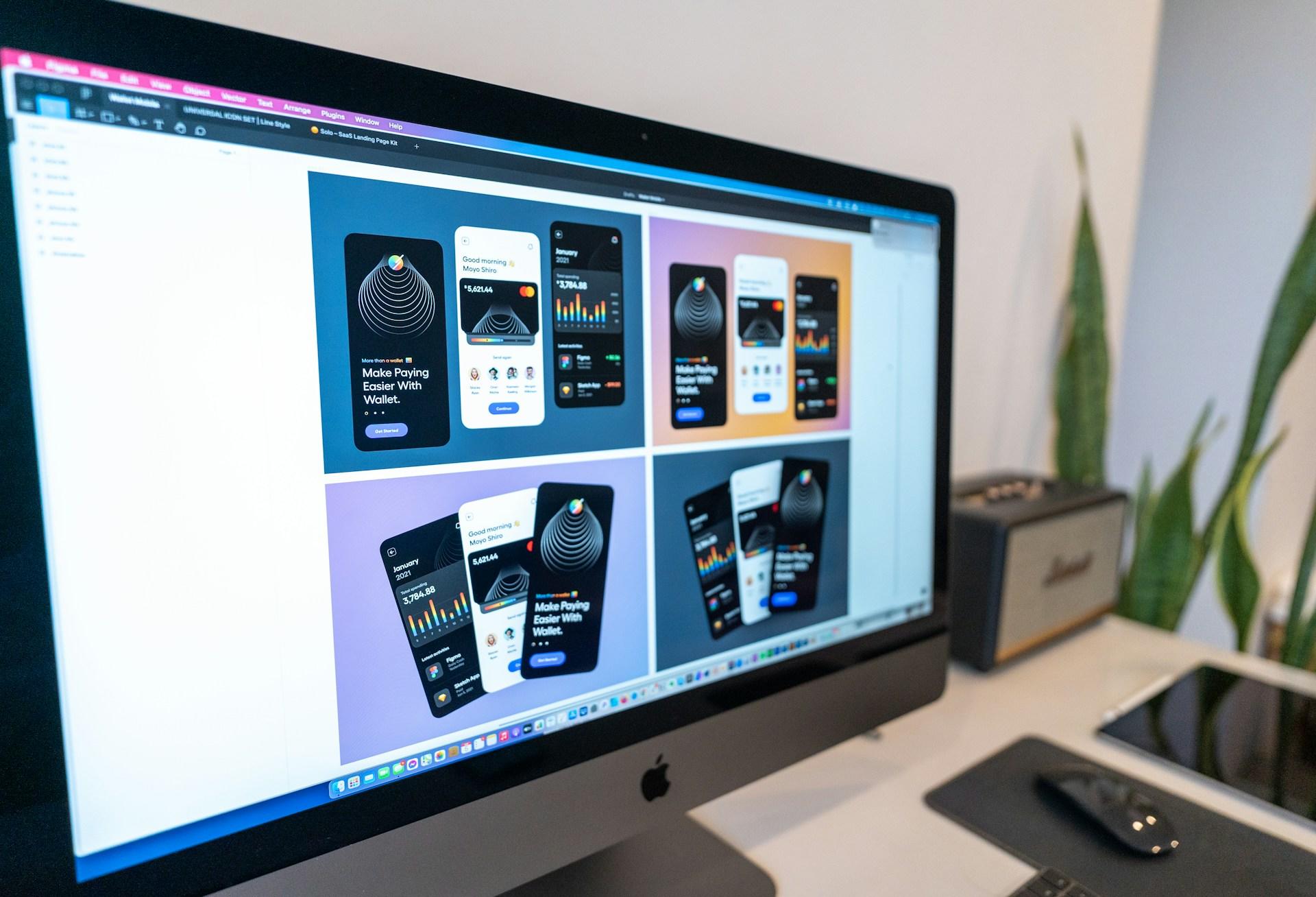 Fotografia de tela com Curso de design gráfico