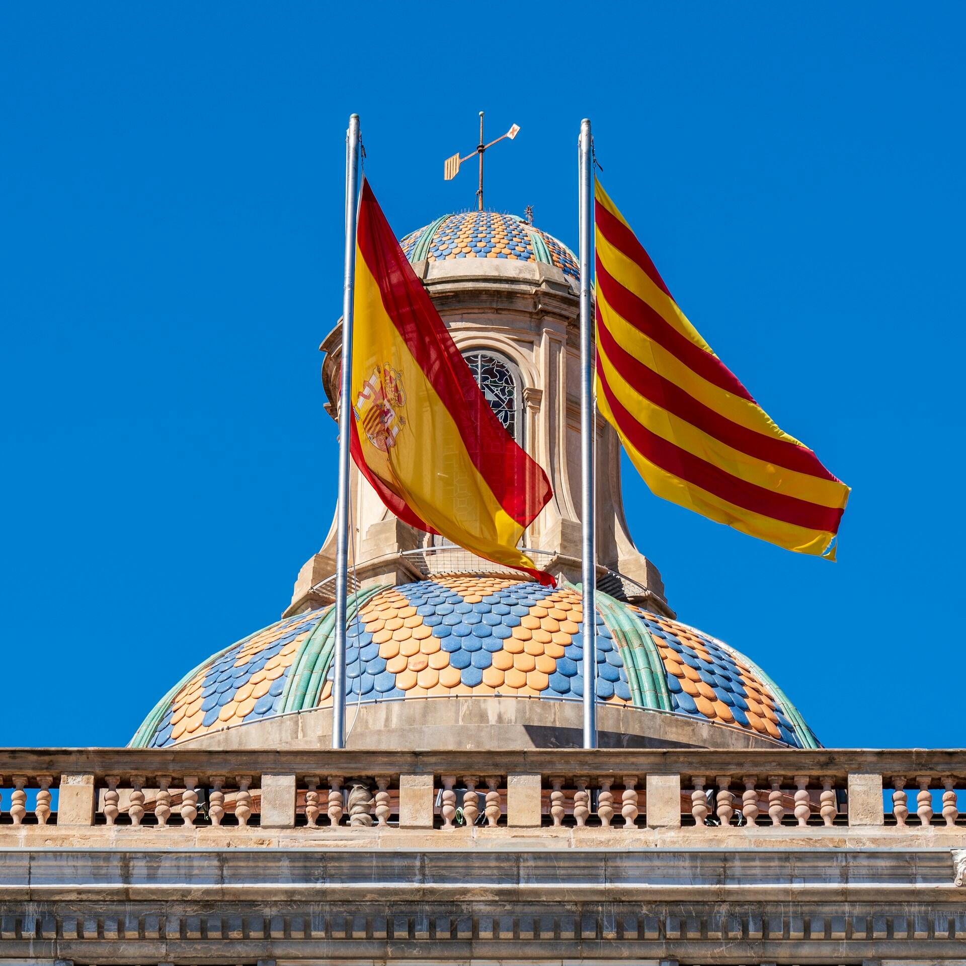 Fotografia de bandeira da Espanha