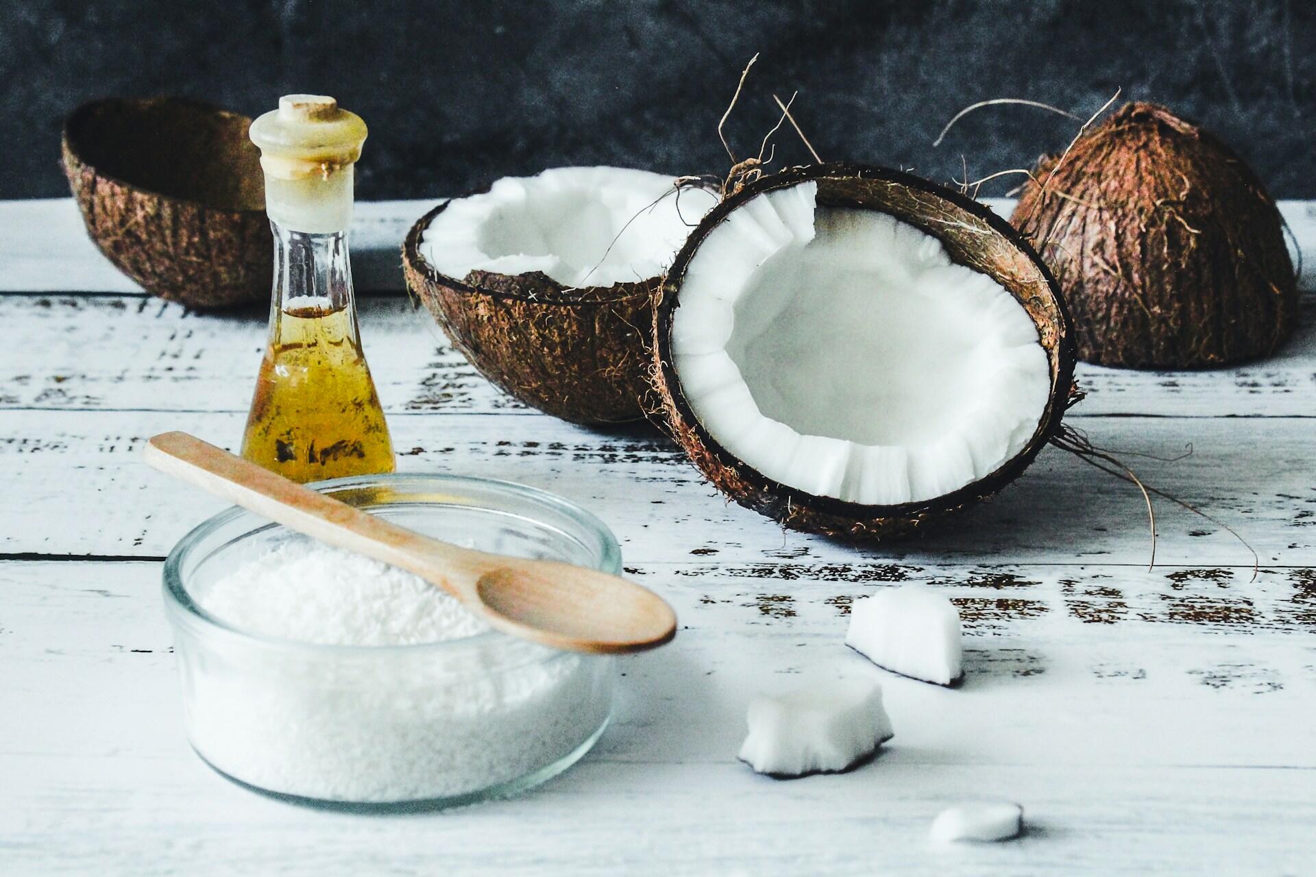 òleo de coco é rico em gordura