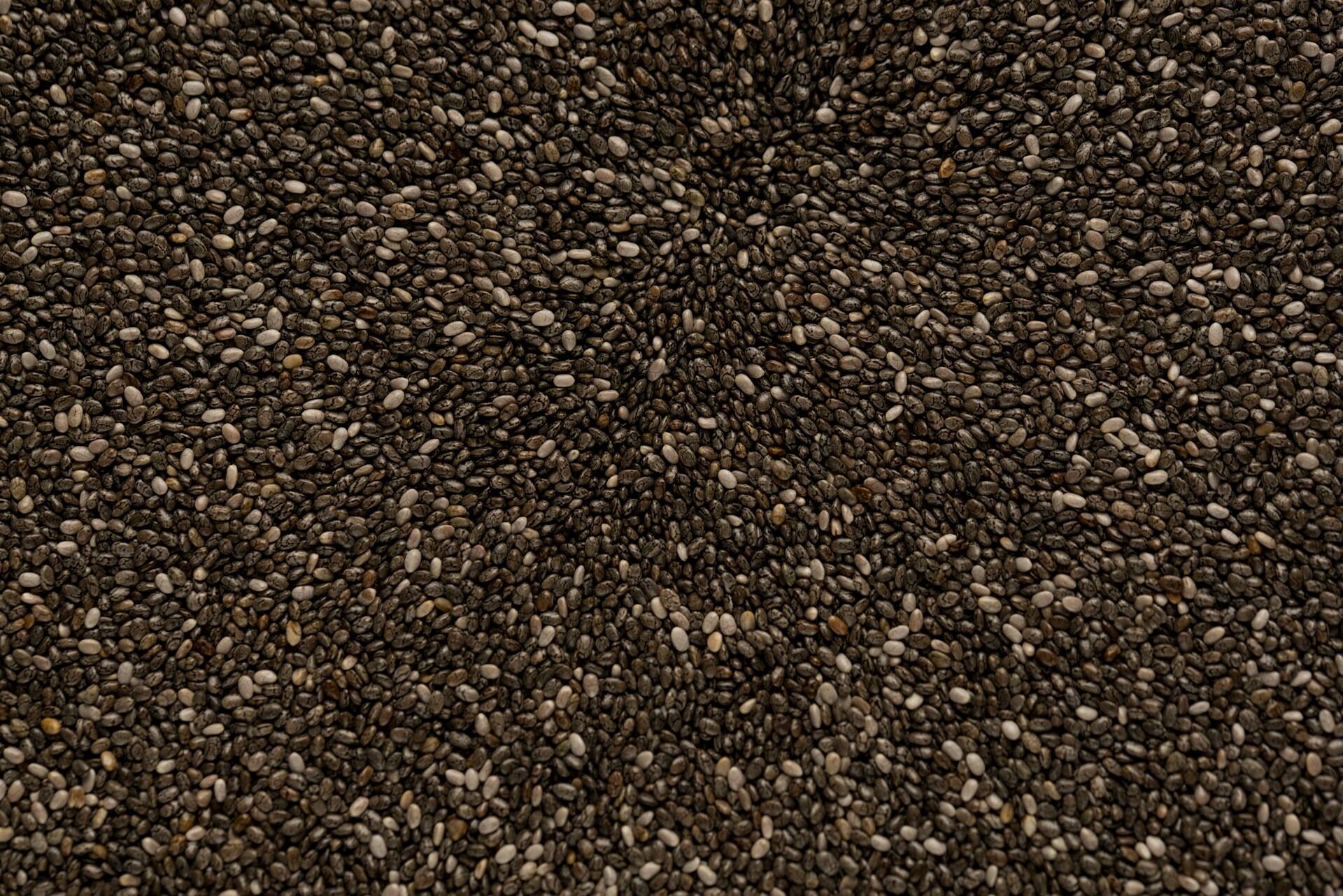 Chia é um alimento rico em fibras alimentares, intestino