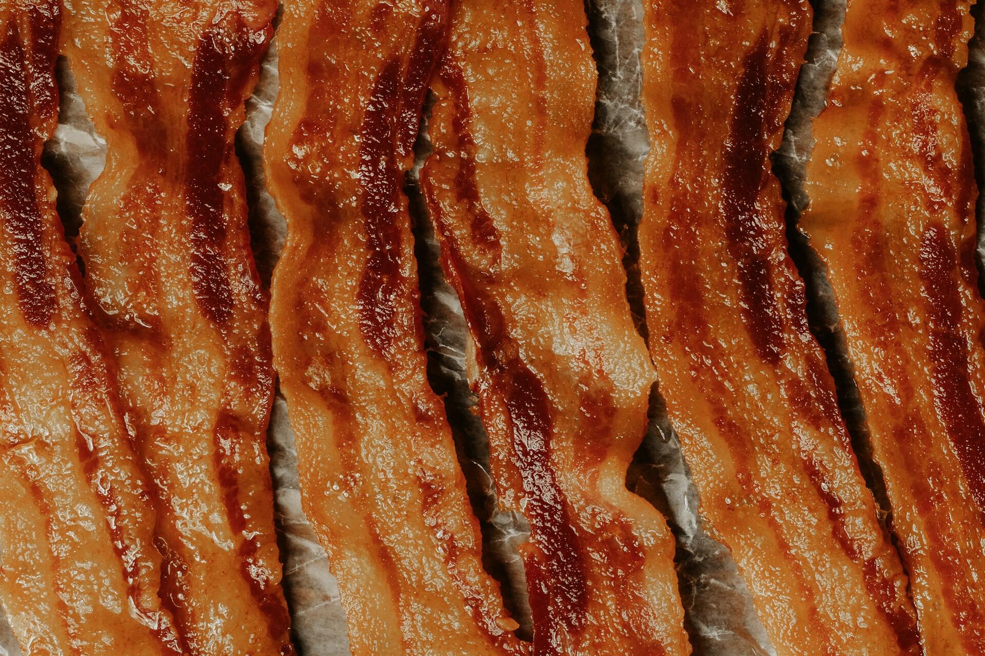 Bacon é um exemplo de gordura saturada