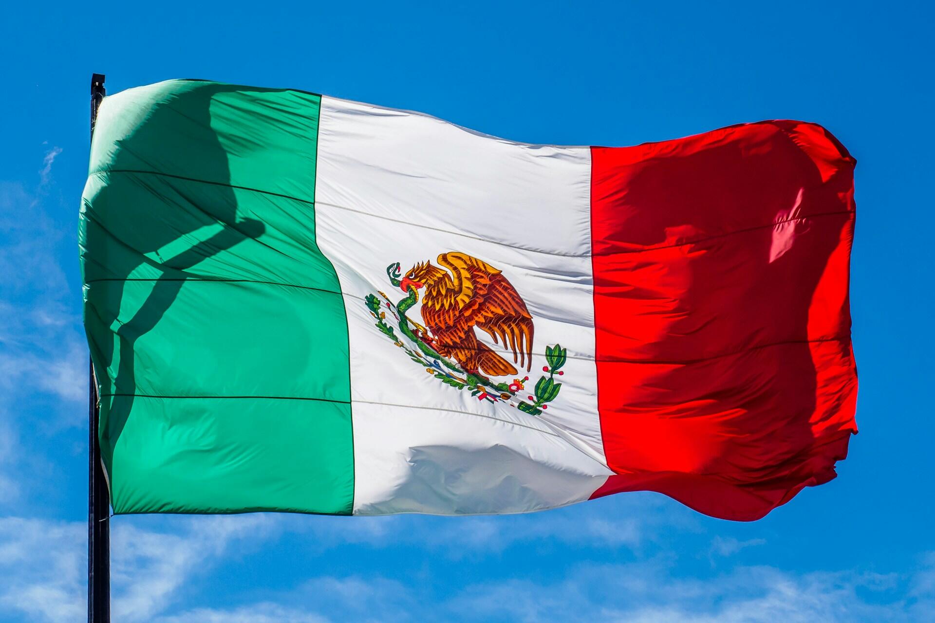 Bandeira do México.