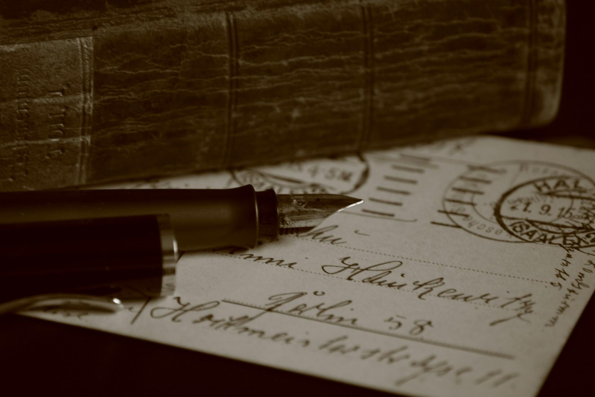 Carta com as principais poesia lírica