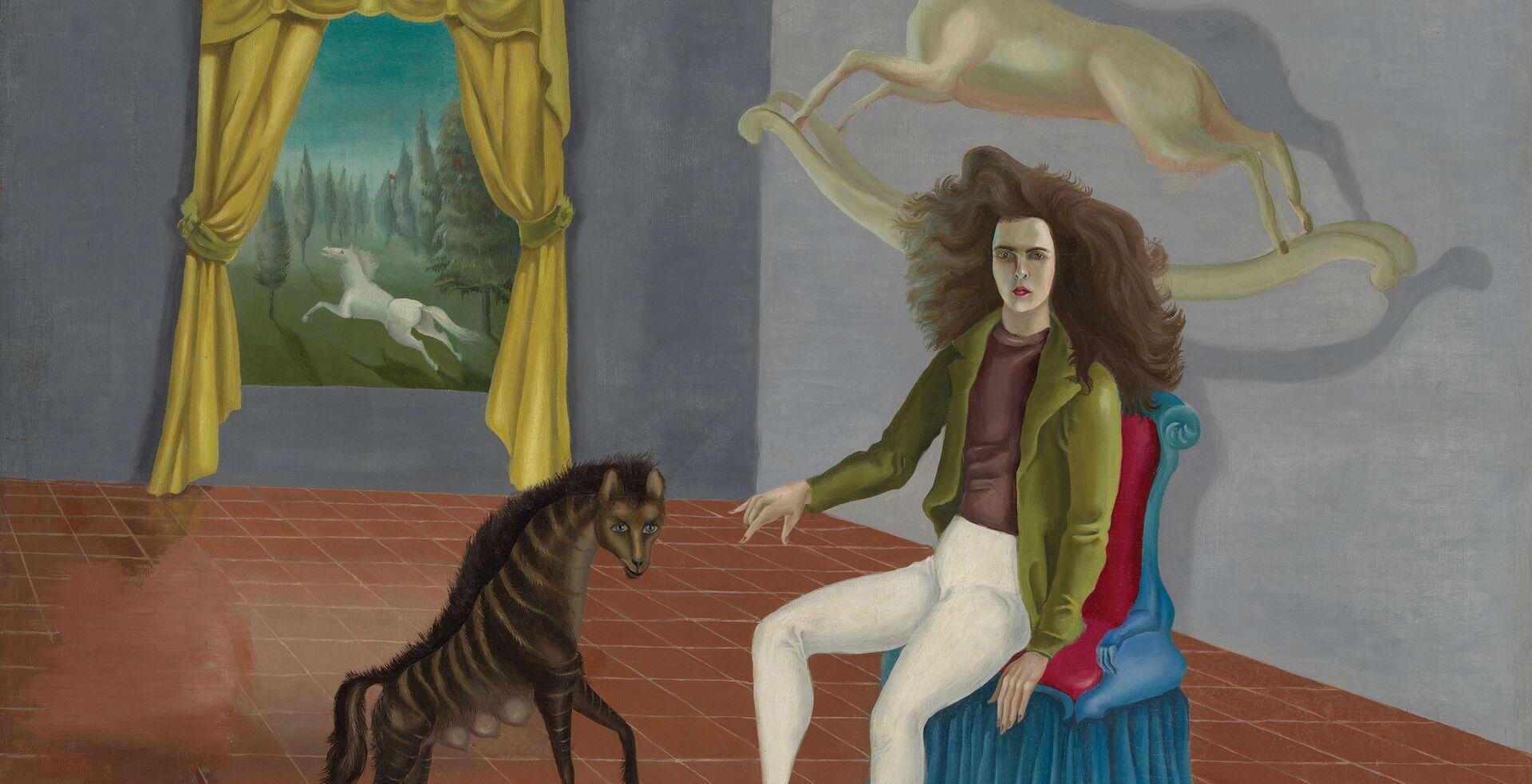 Autorretrato (1937–1938) – Leonora Carrington arte surrealista, obras do surrealismo, o que é o surrealismo