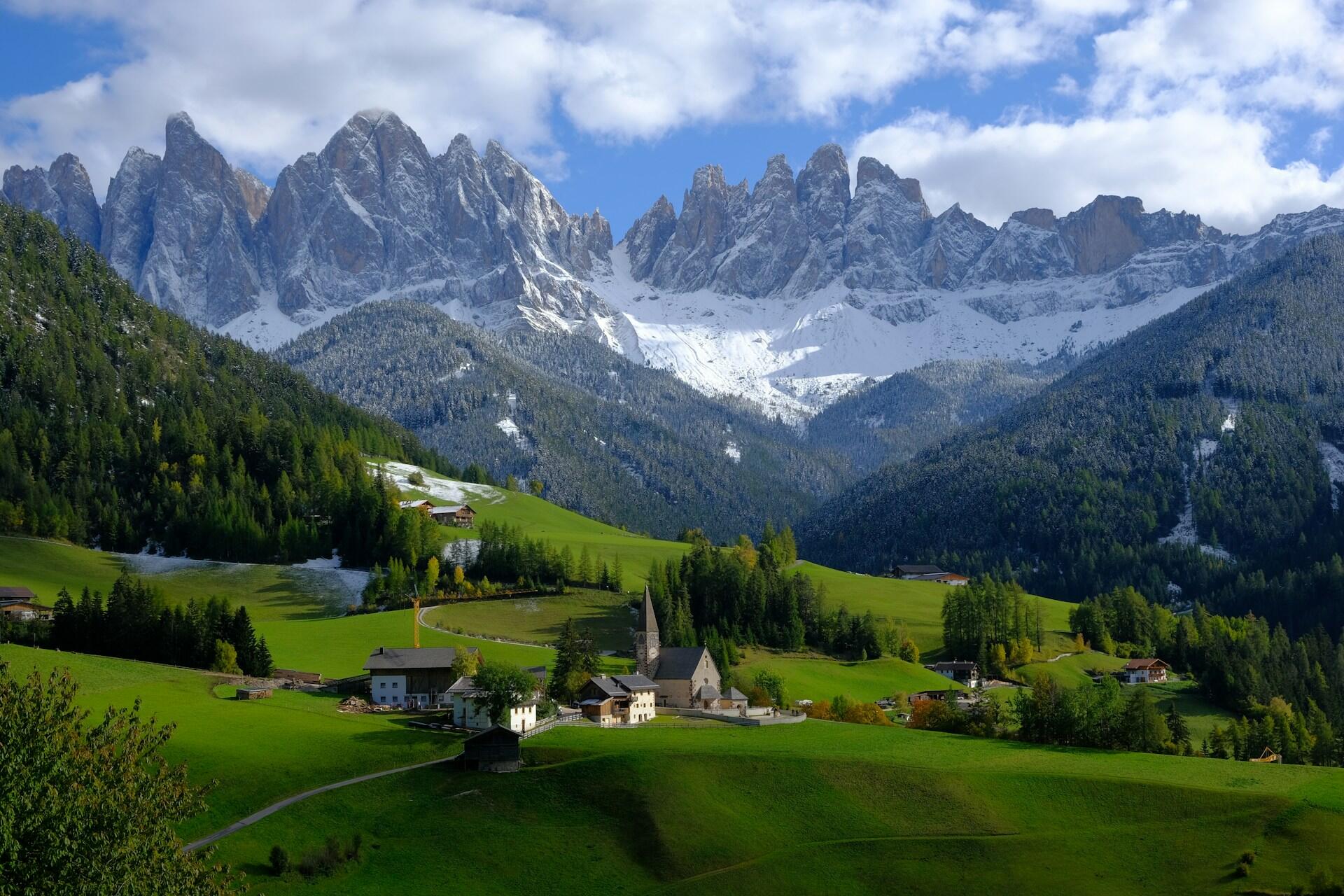 Imagem de alpes italinos.
