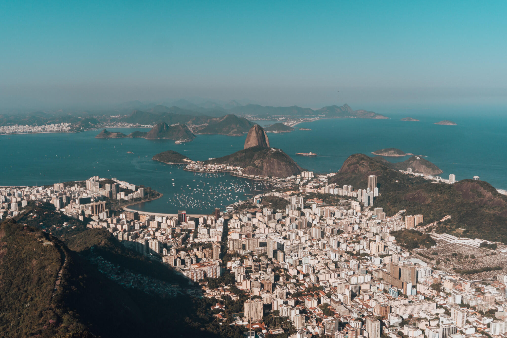 Cidade do Rio de Janeiro vista de cima! 