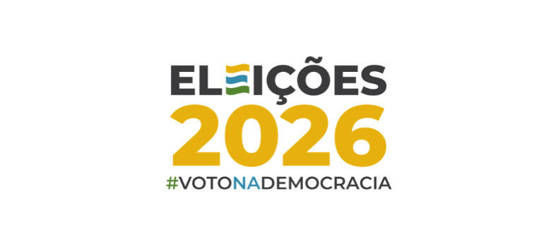 Logomarca das eleições presidenciais no Brasil de 2026.
