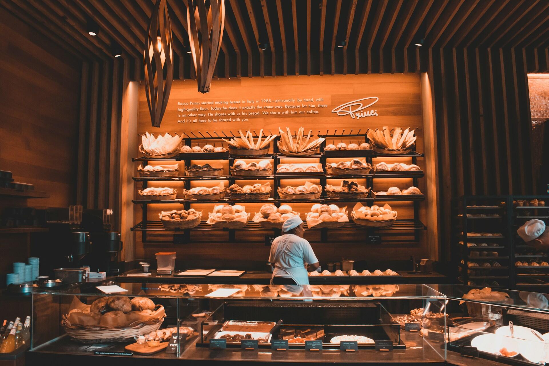 Imagem de uma padaria gourmet