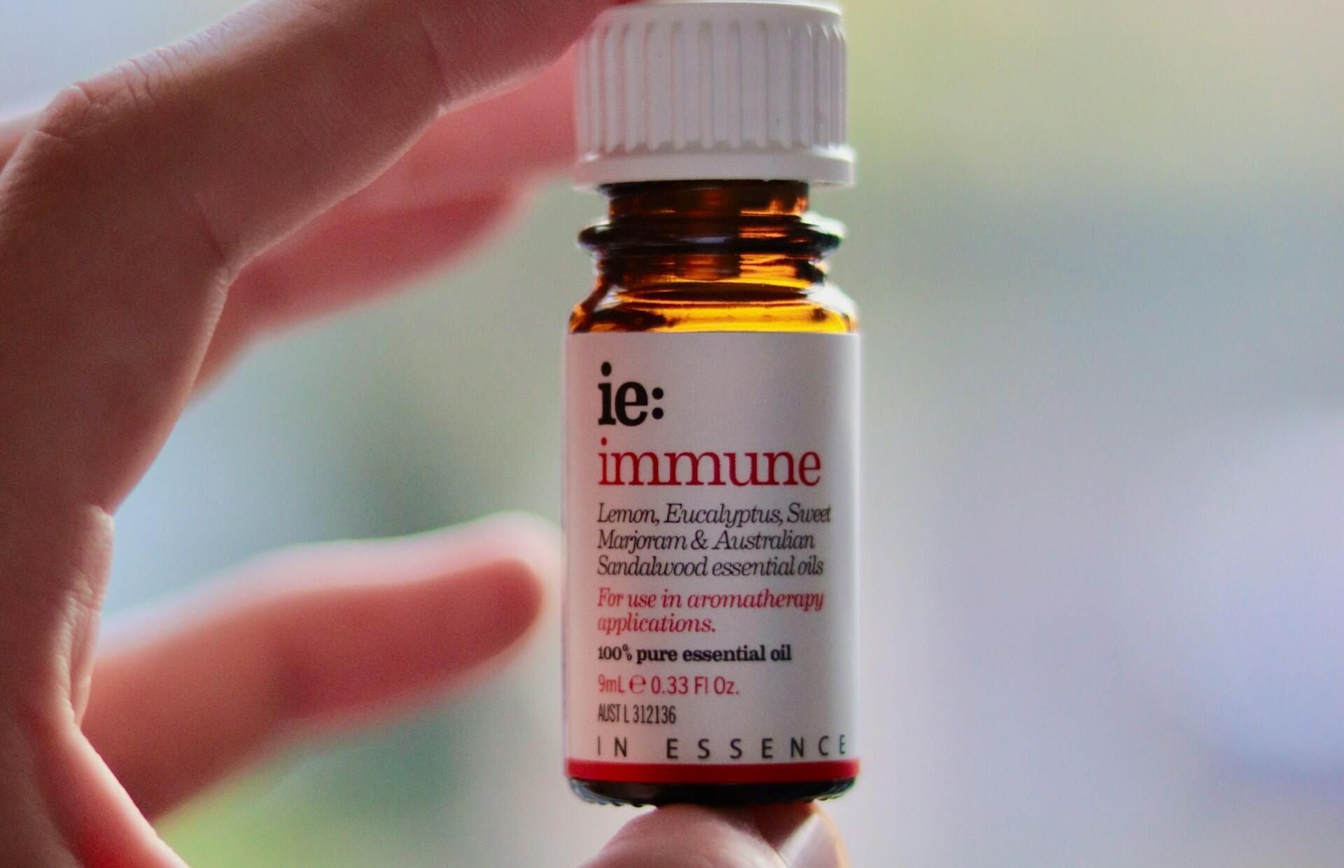 Imagem de frasco com os dizeres immune
