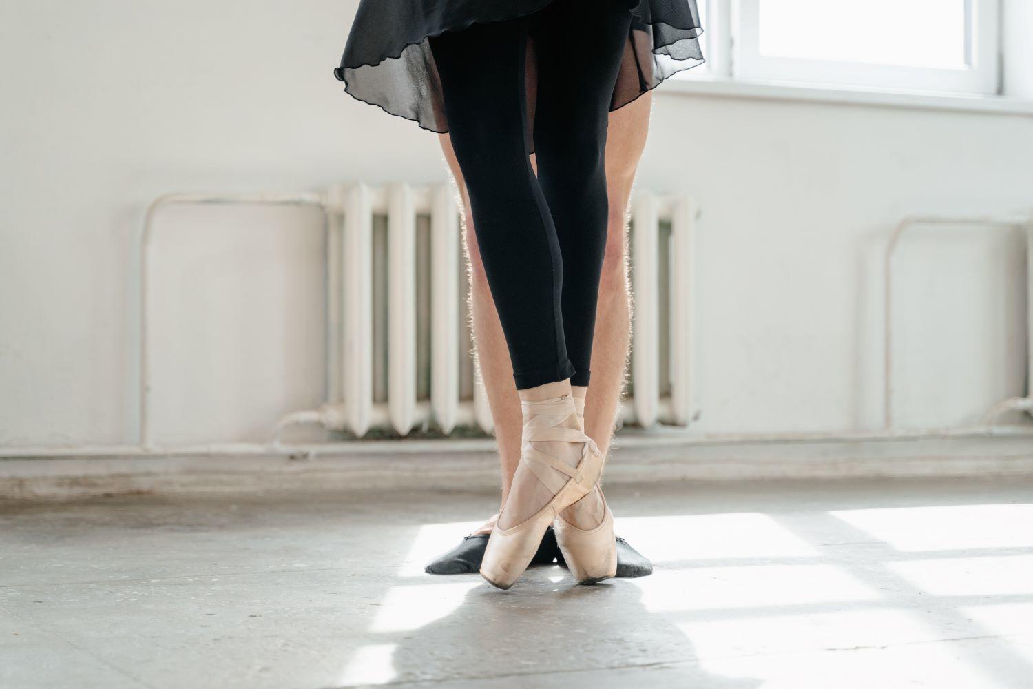 A woman dancing