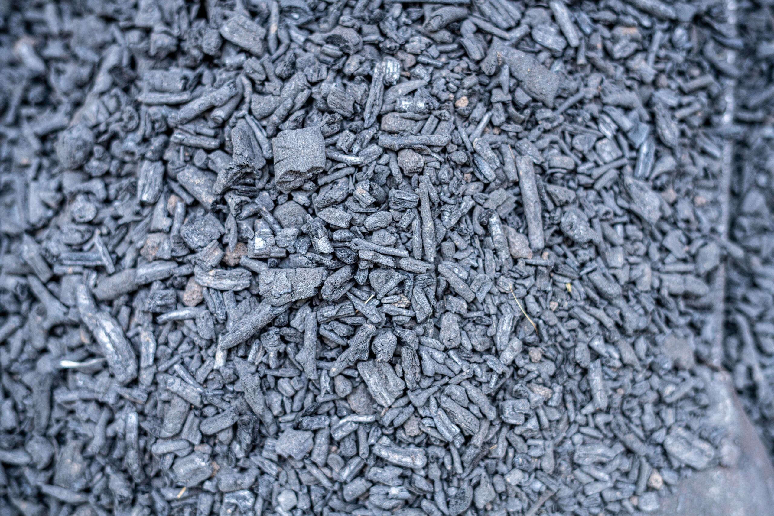 Iron filings made from ferromagnetic material forming visible patterns as they align with a magnet’s magnetic field.