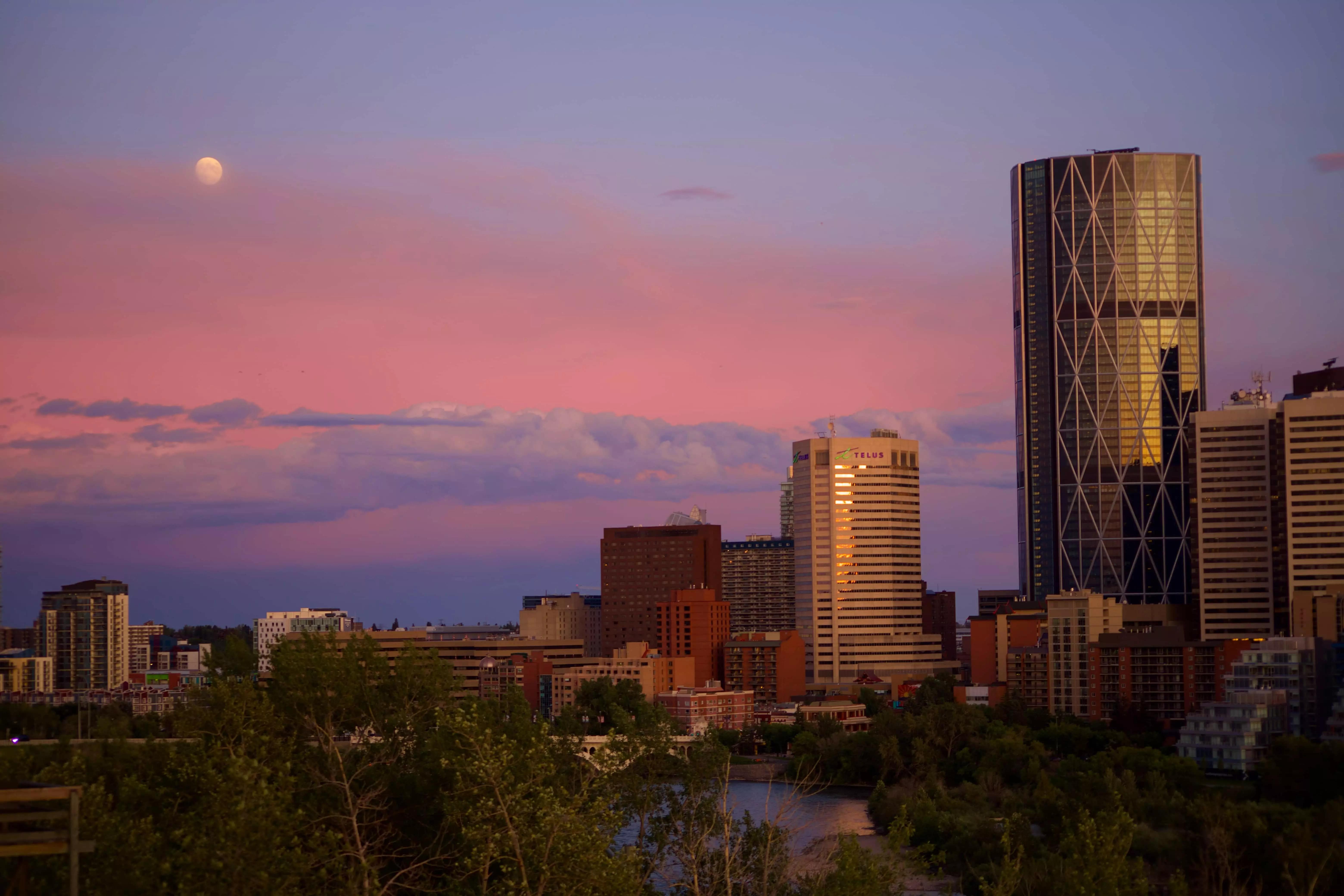 Calgary is a city with a beautiful skyline and great arts community