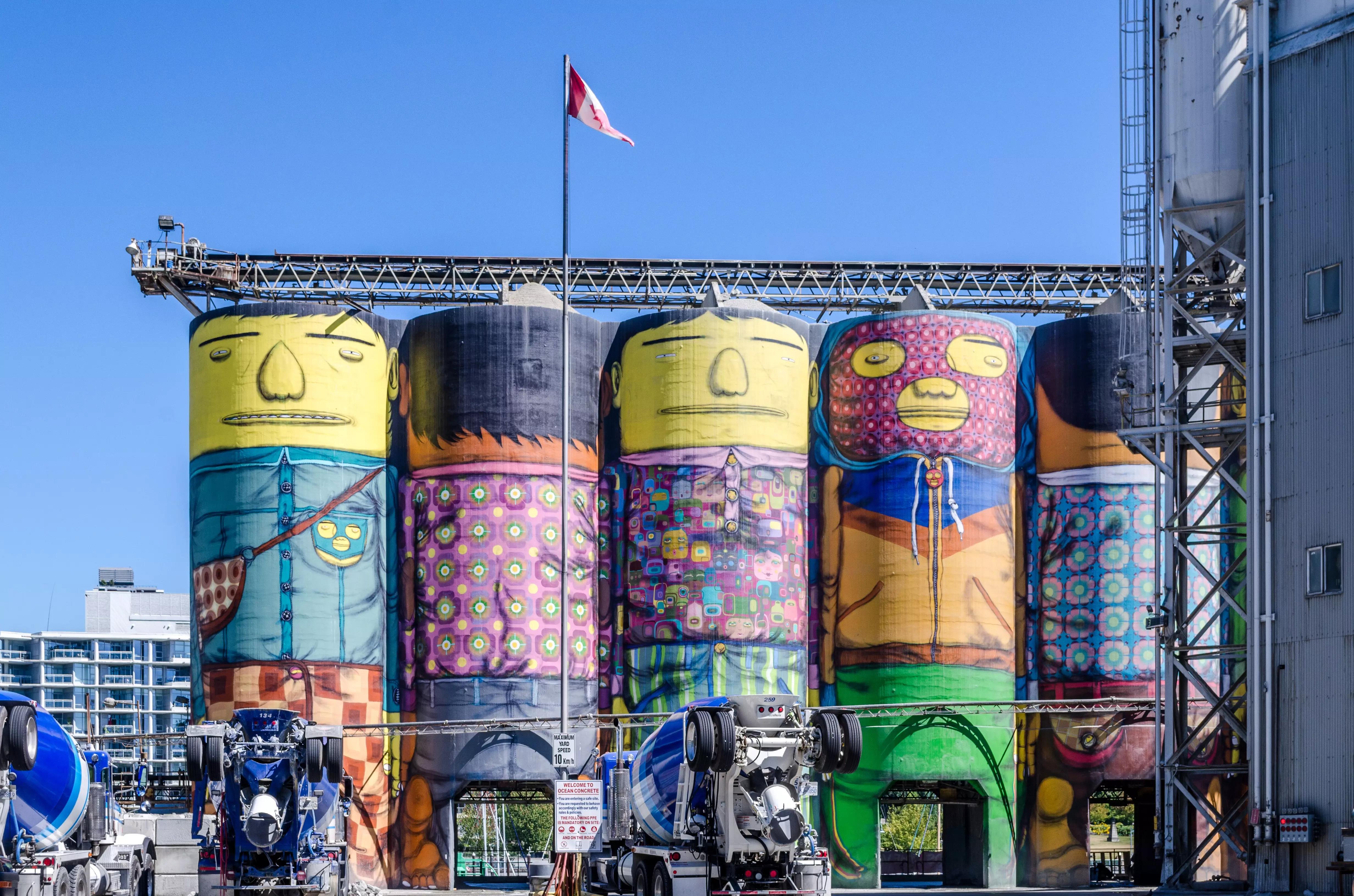 Vancouver has many murals to inspire new artists