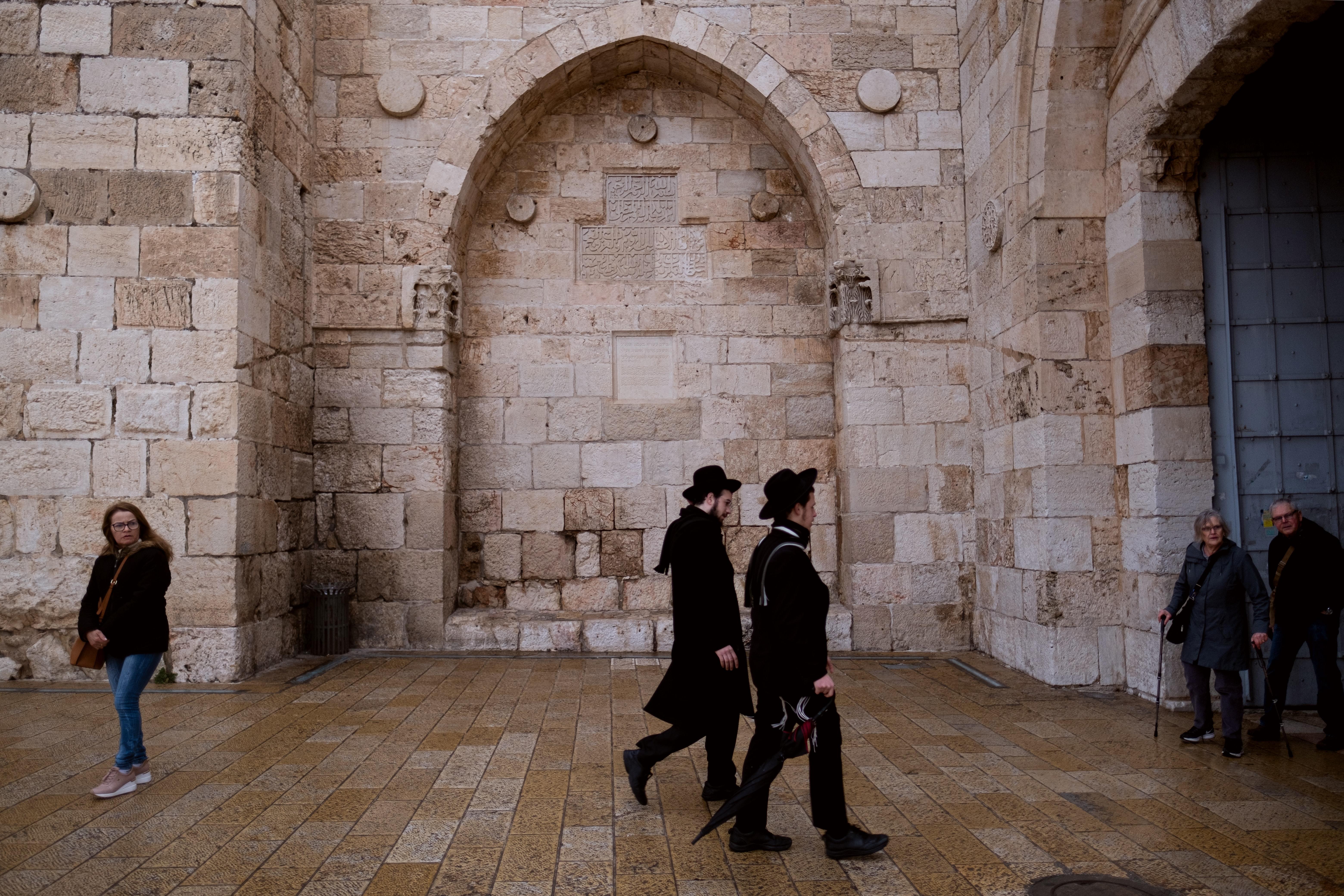 people walking