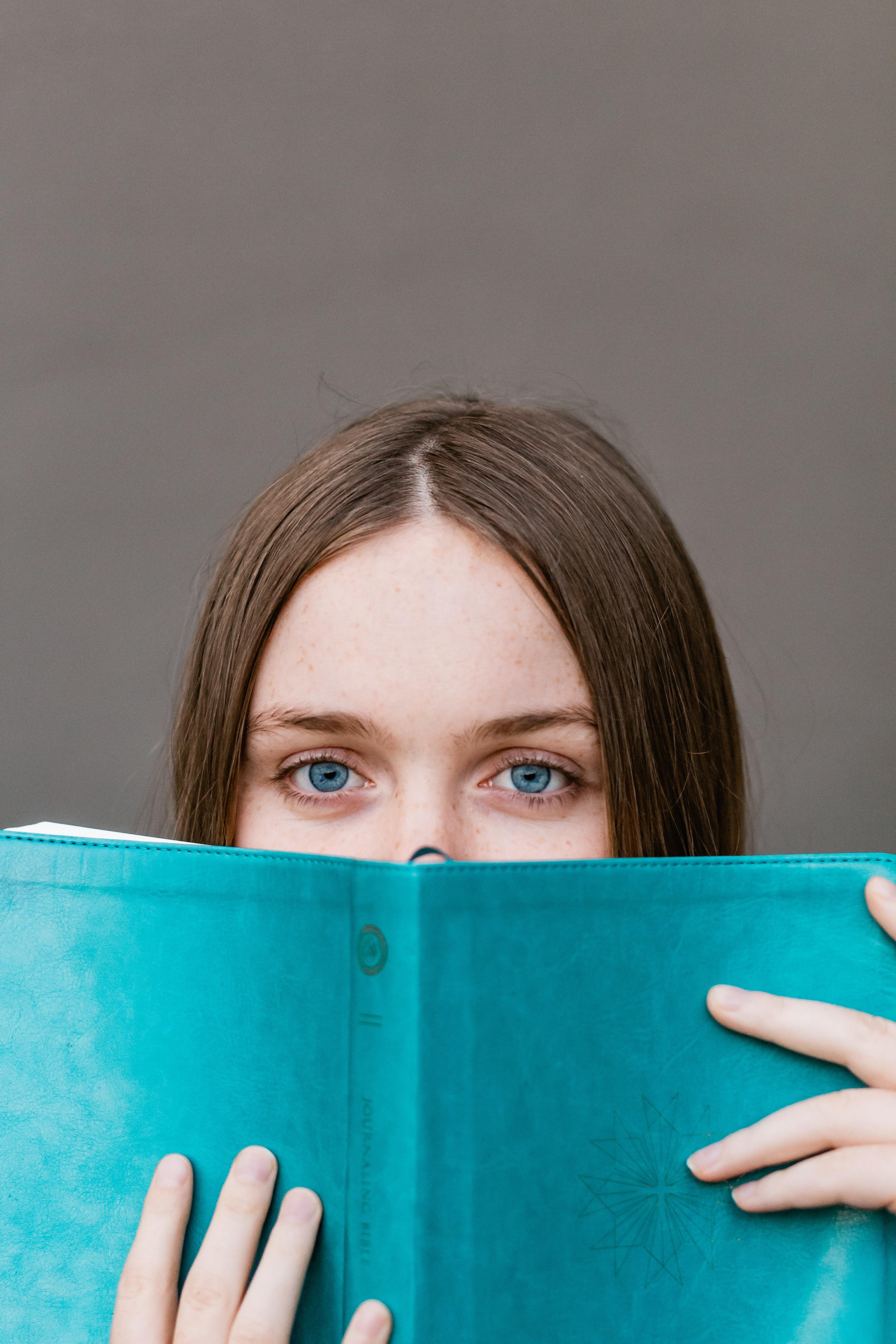 Student holding a book