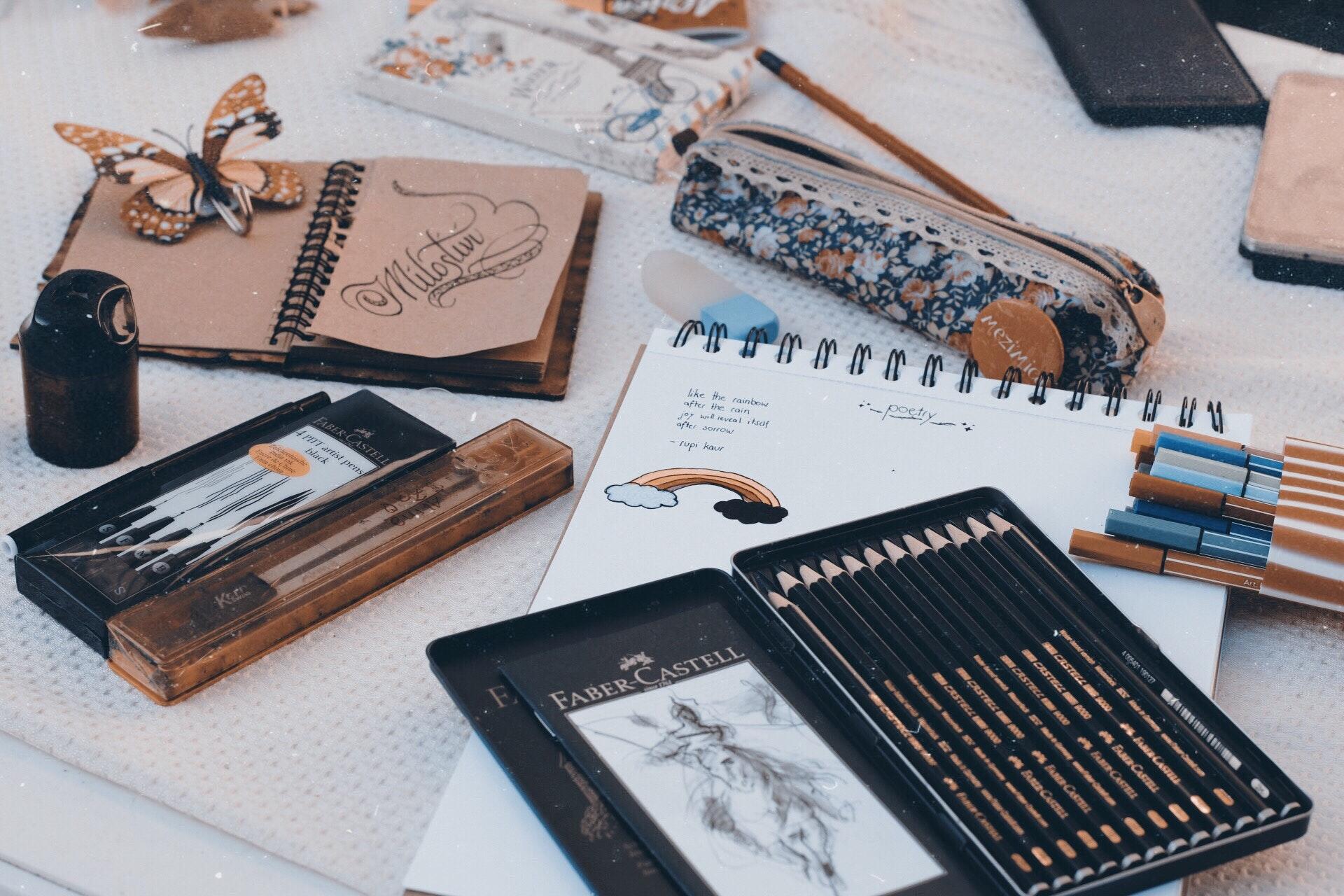 Create the images you want with the right drawing supplies.
