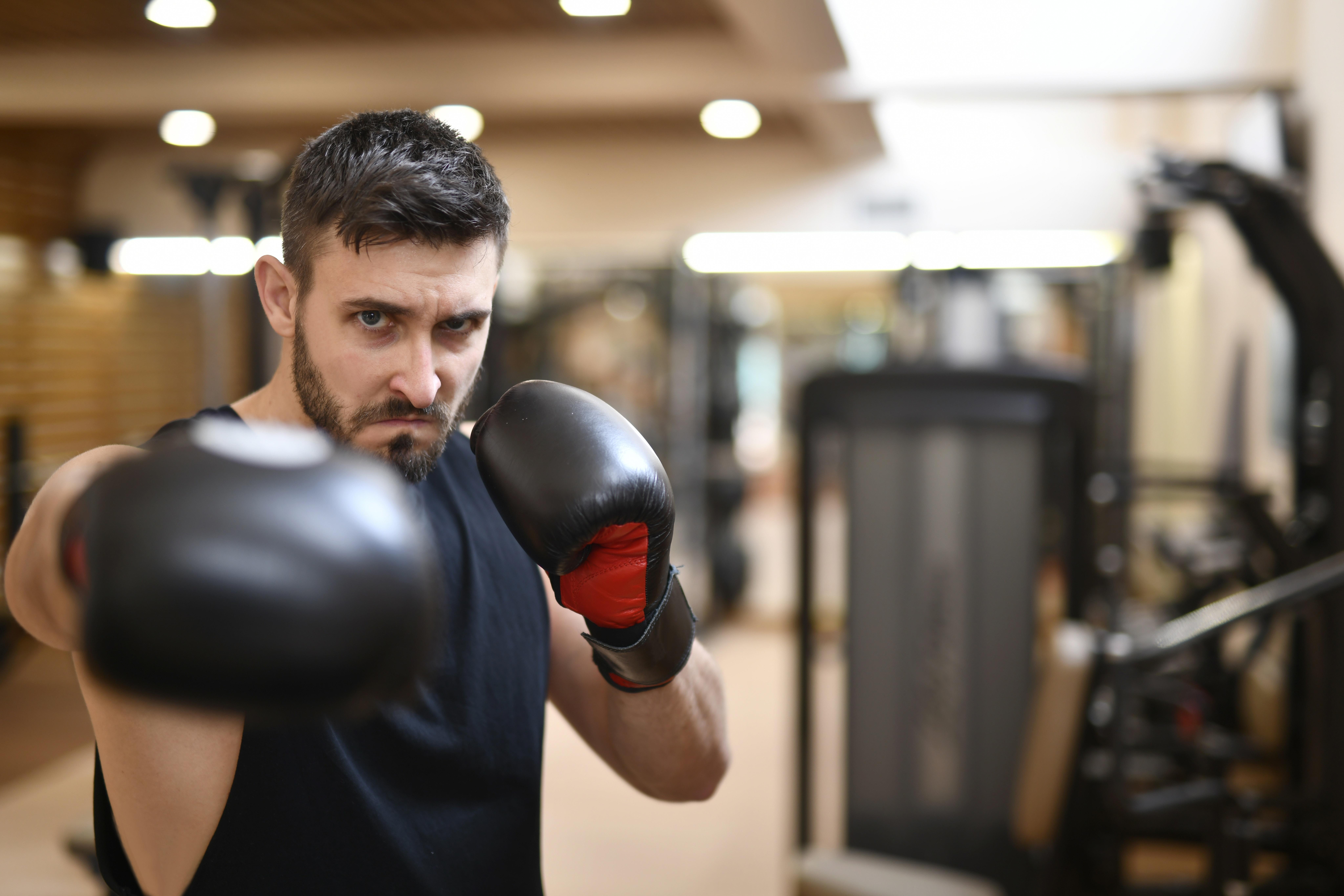 Have lots of space around you before you start boxing.