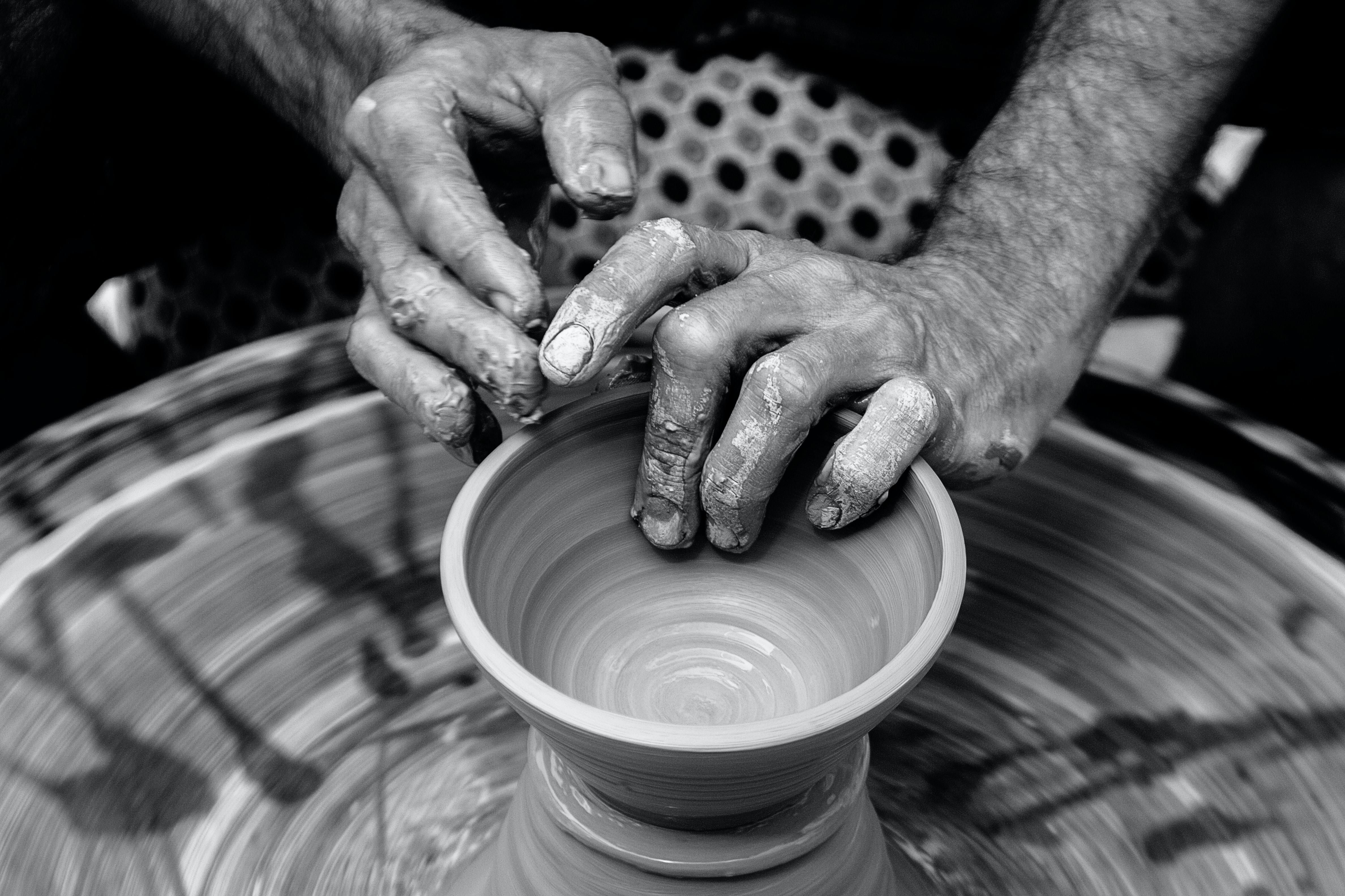 Pottery work