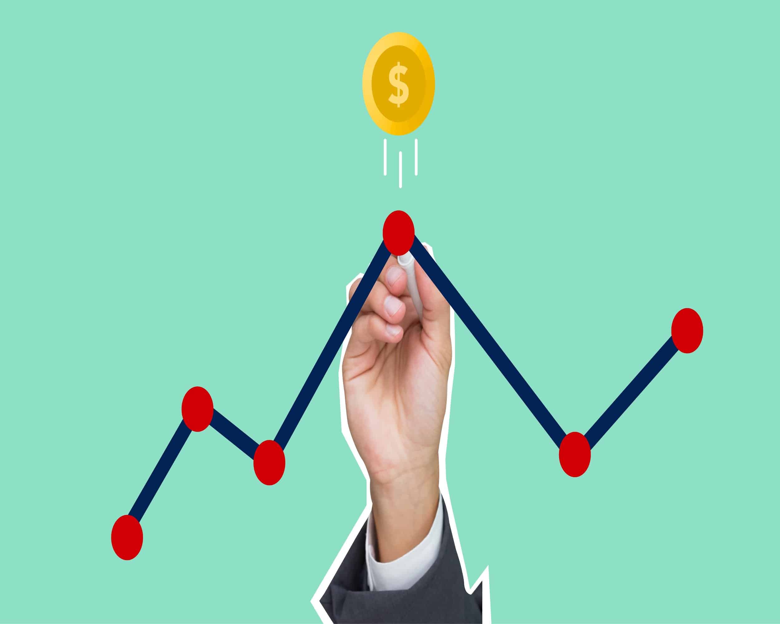 An illustration of the stock market