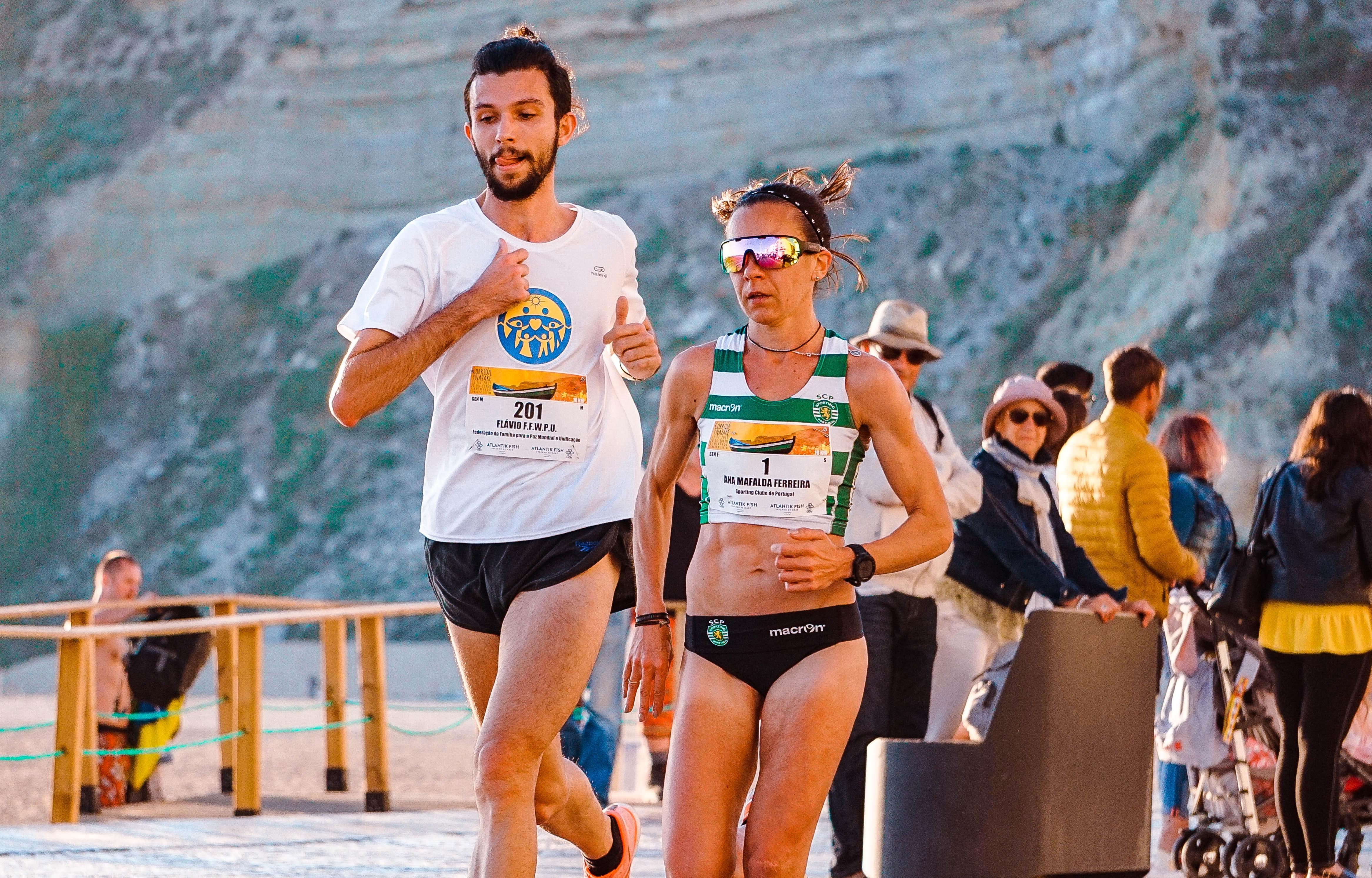 Be prepared to run. Marathon training requires running 3-5 times a week.