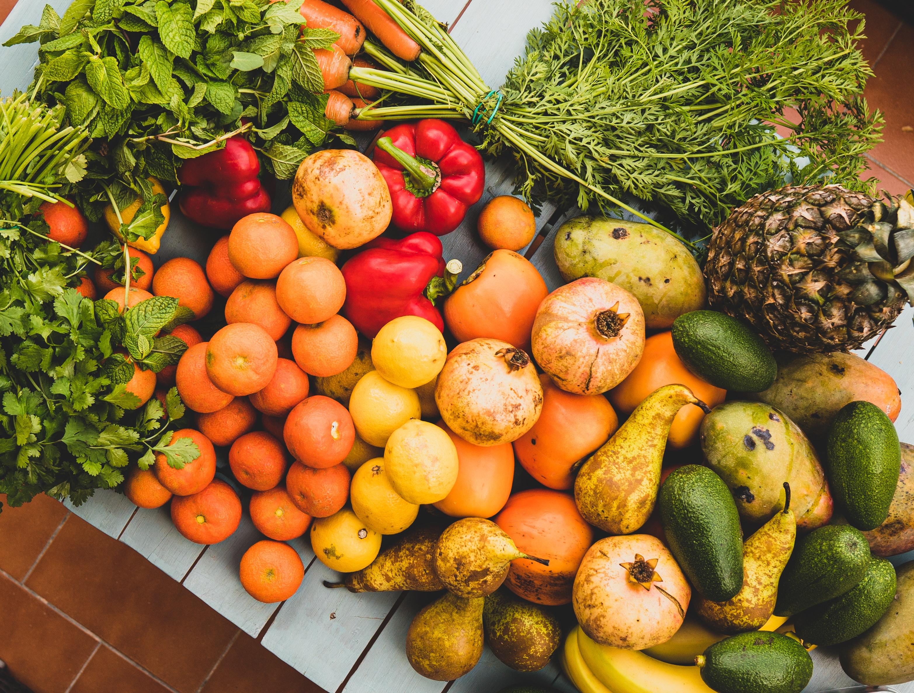 Eating more fruits and vegetables can help your digestive health.