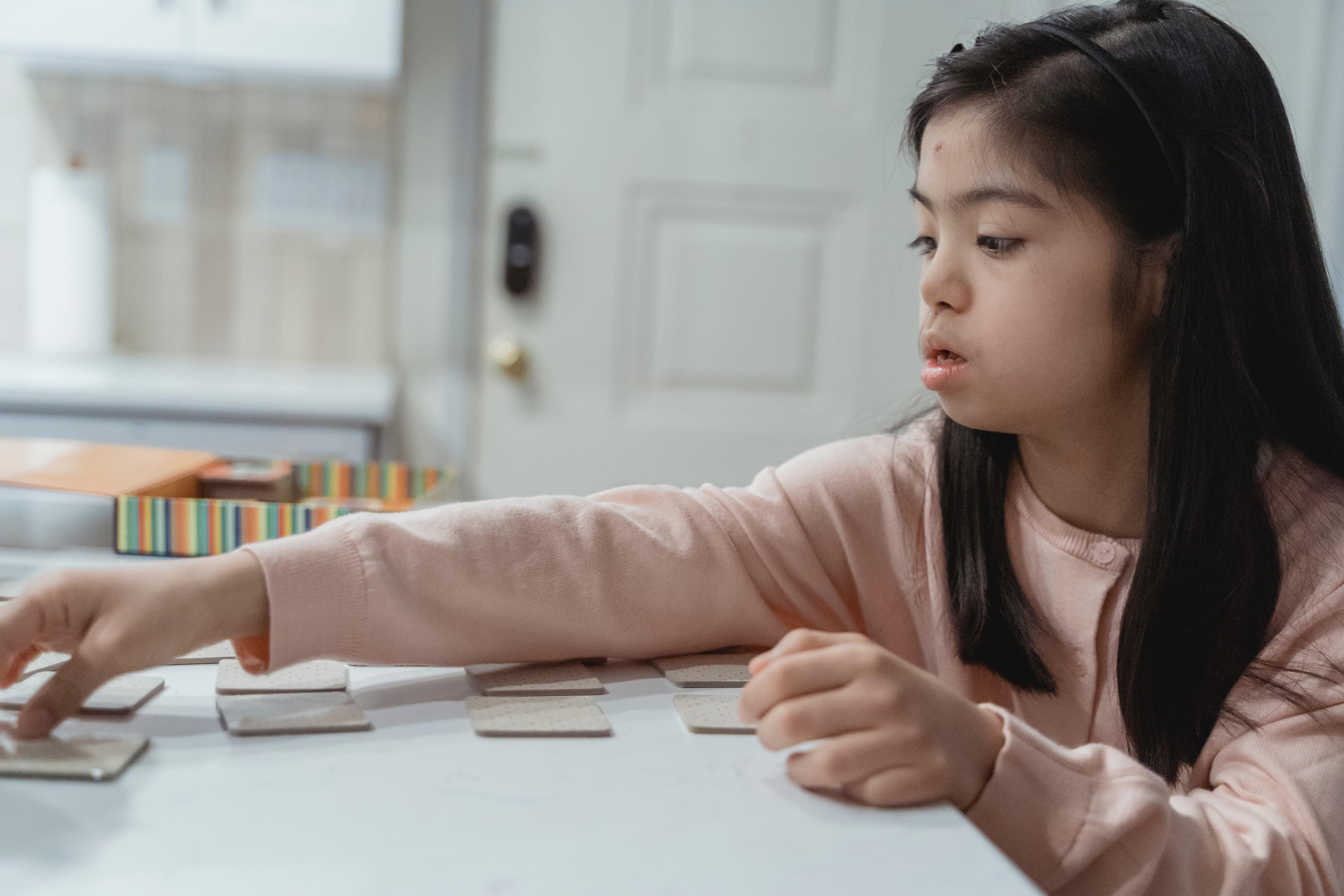 A student studying