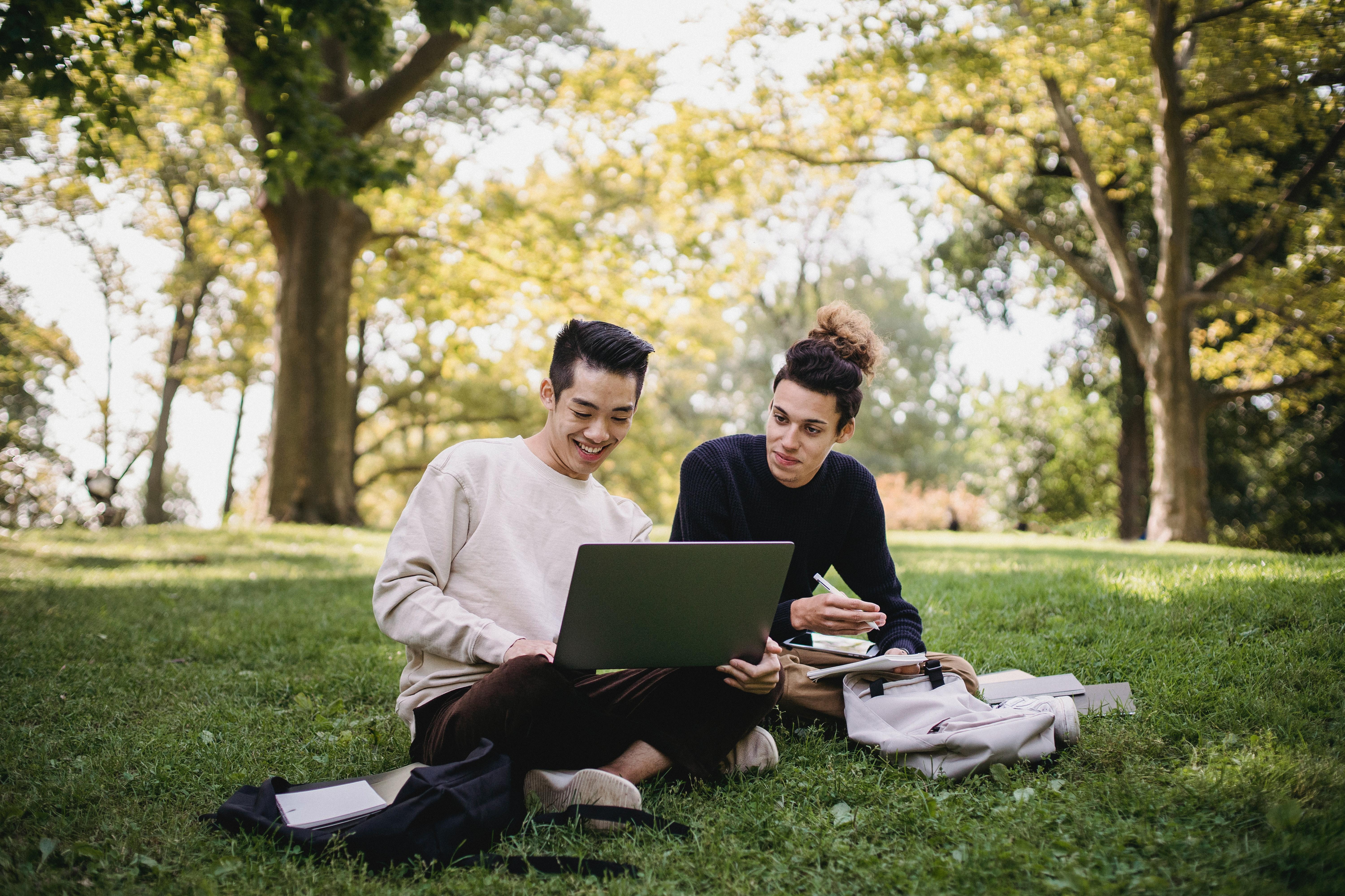 Studying with friends can be a good idea.