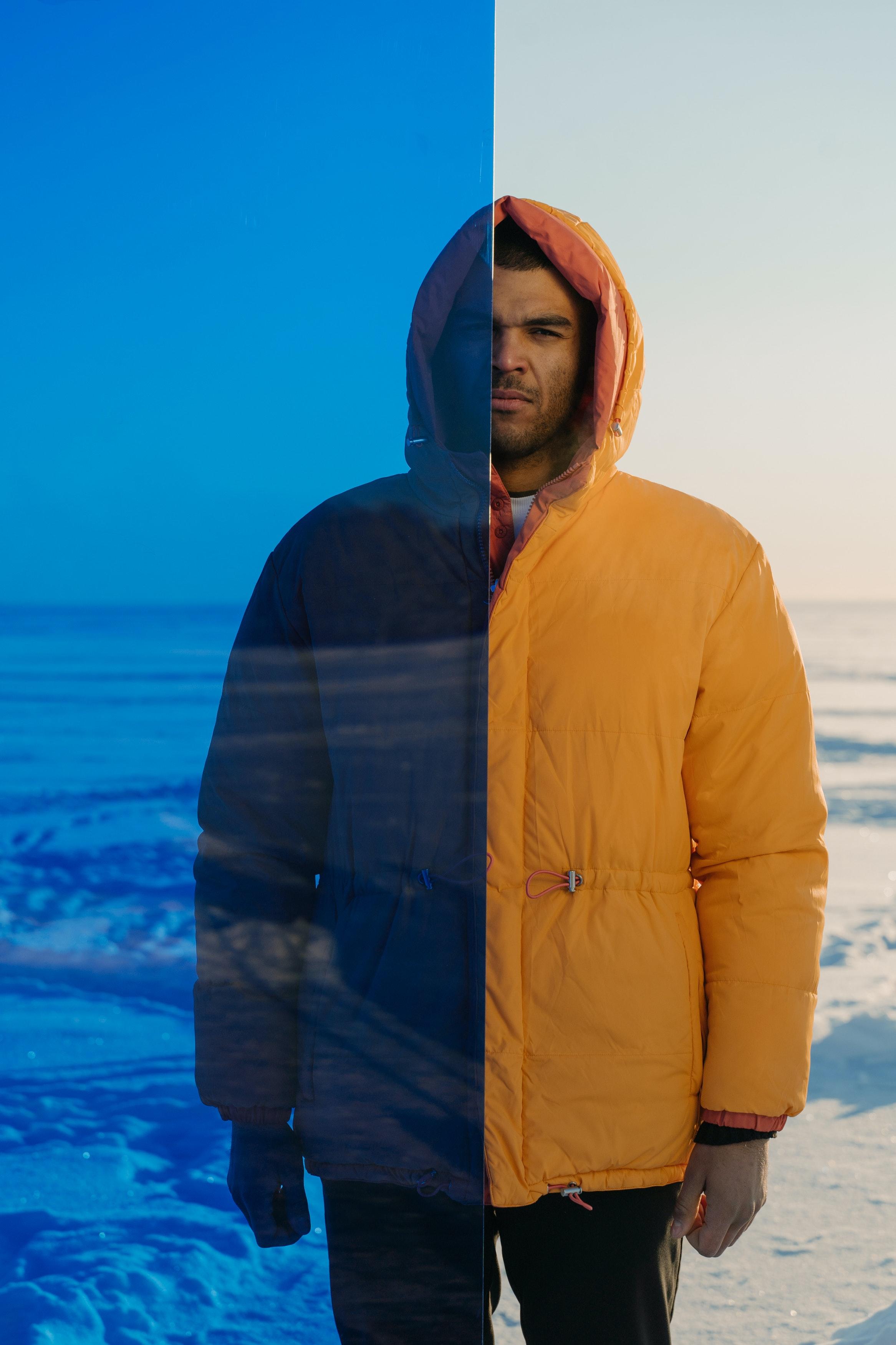 A man standing