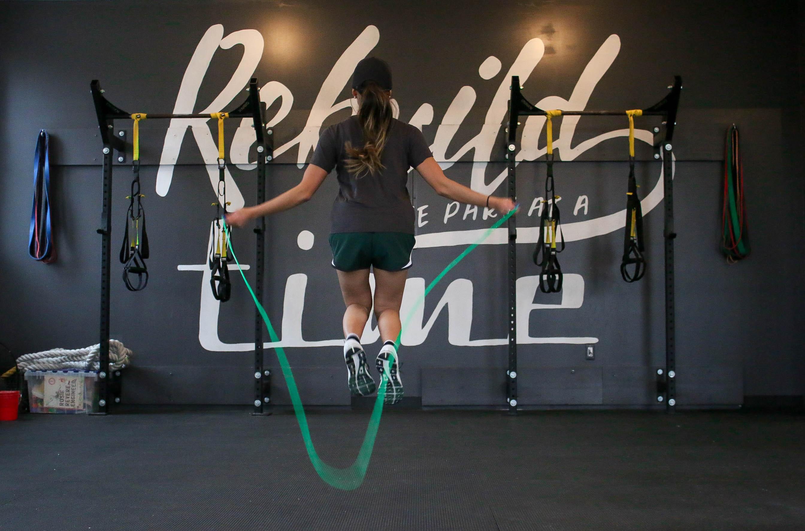Skipping is a popular exercise for boxers to train their cardiovascular.
