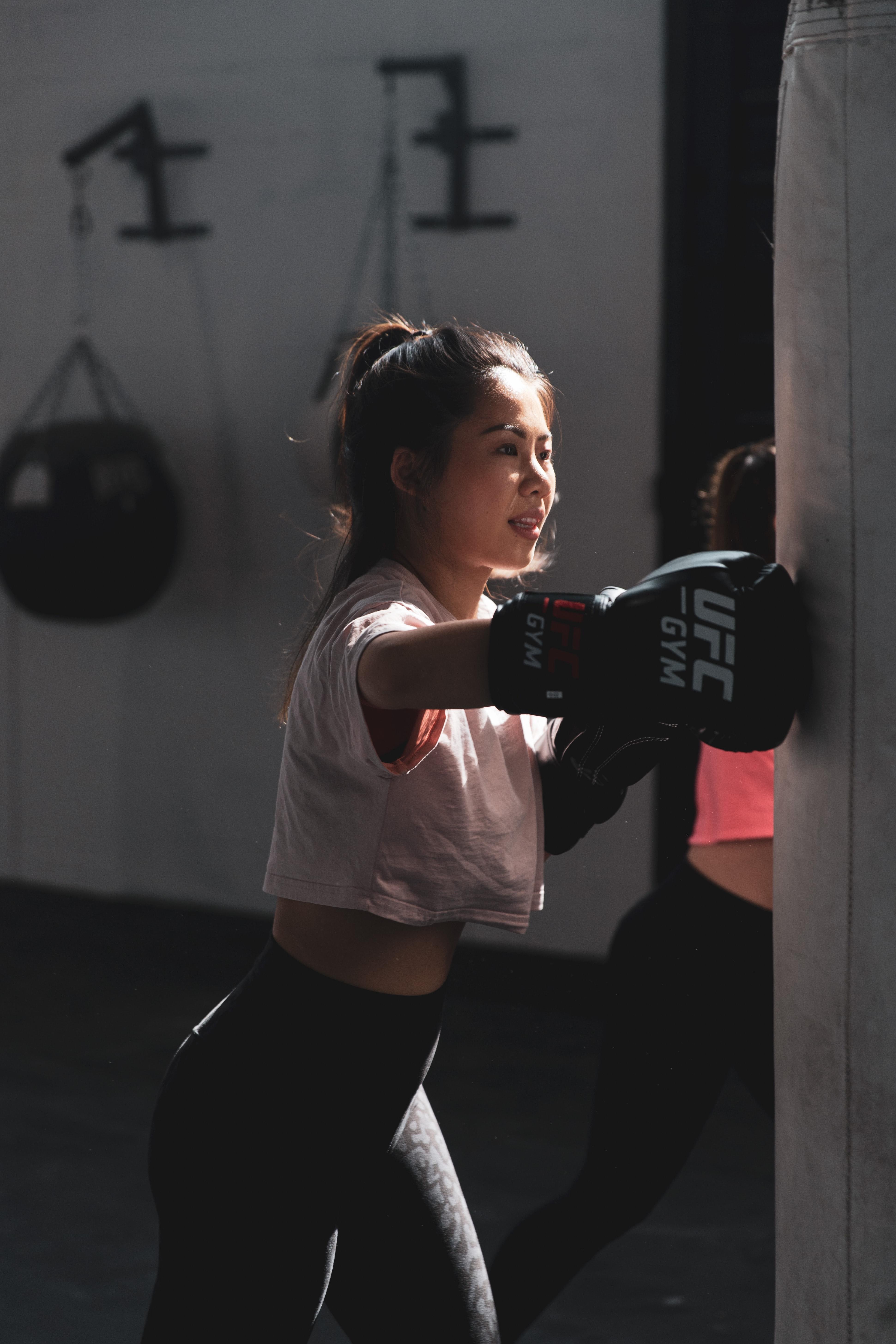 Throwing a few punches you'll definitely start to feel out of breath.