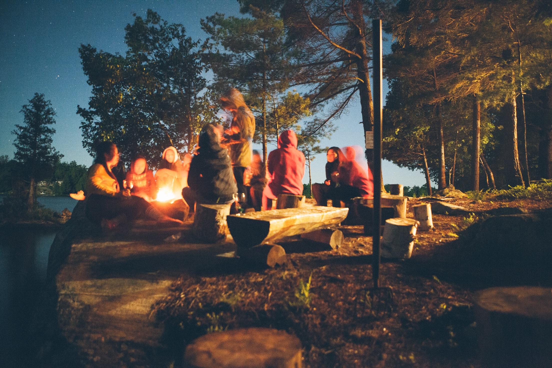 kids at camp