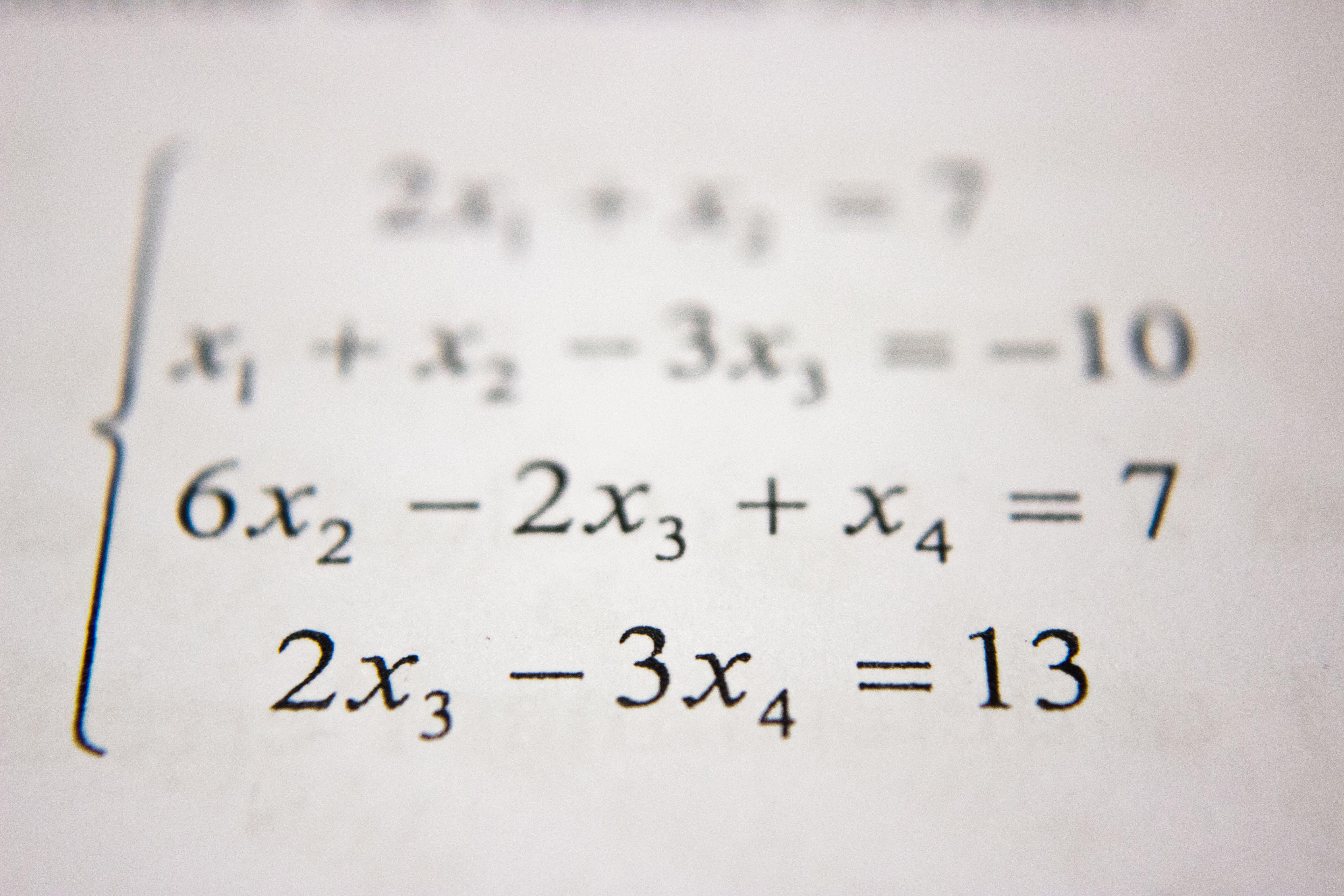 a math worksheet.
