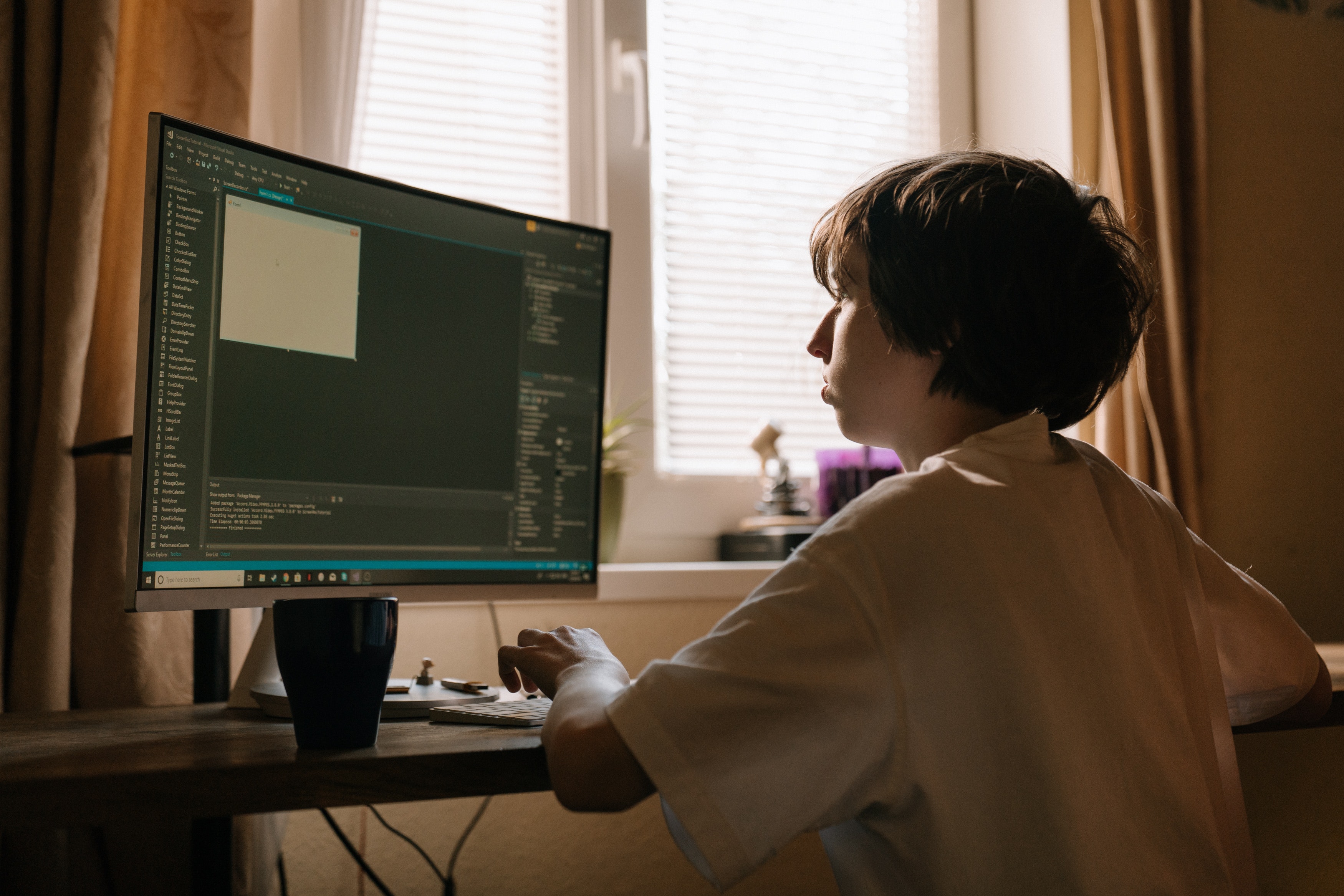 Kids learning code
