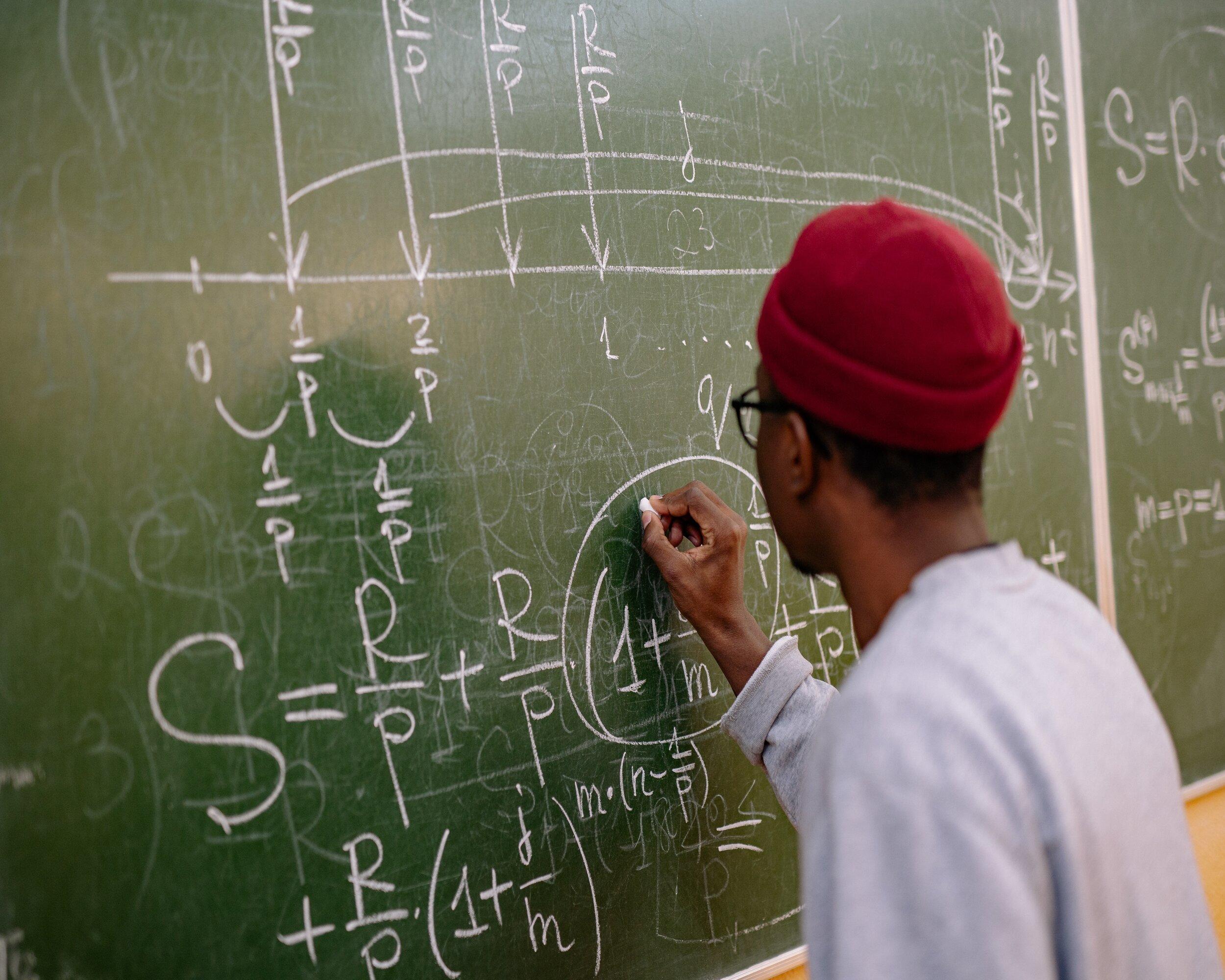 A man teacher