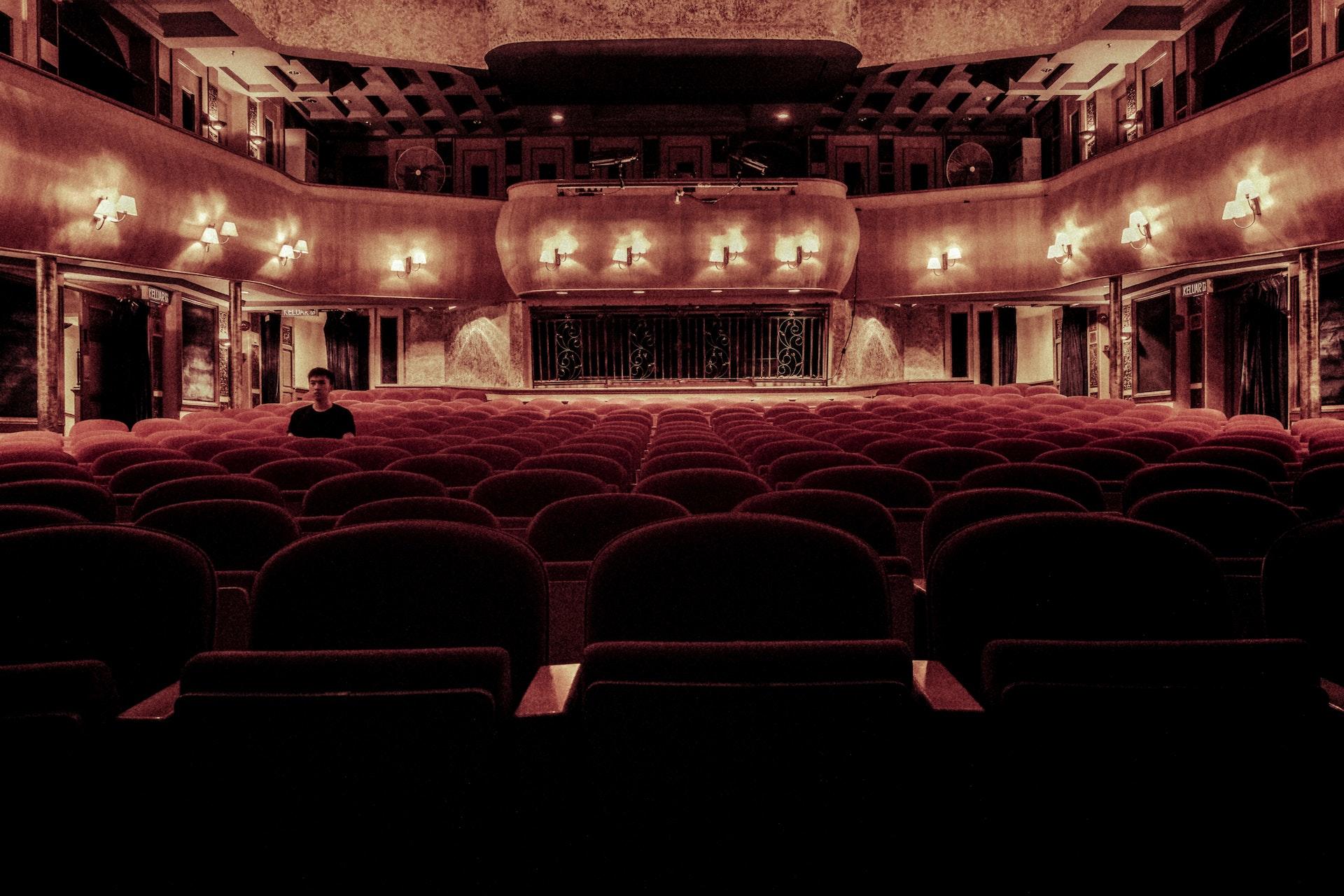 Red Chairs at a Theatre