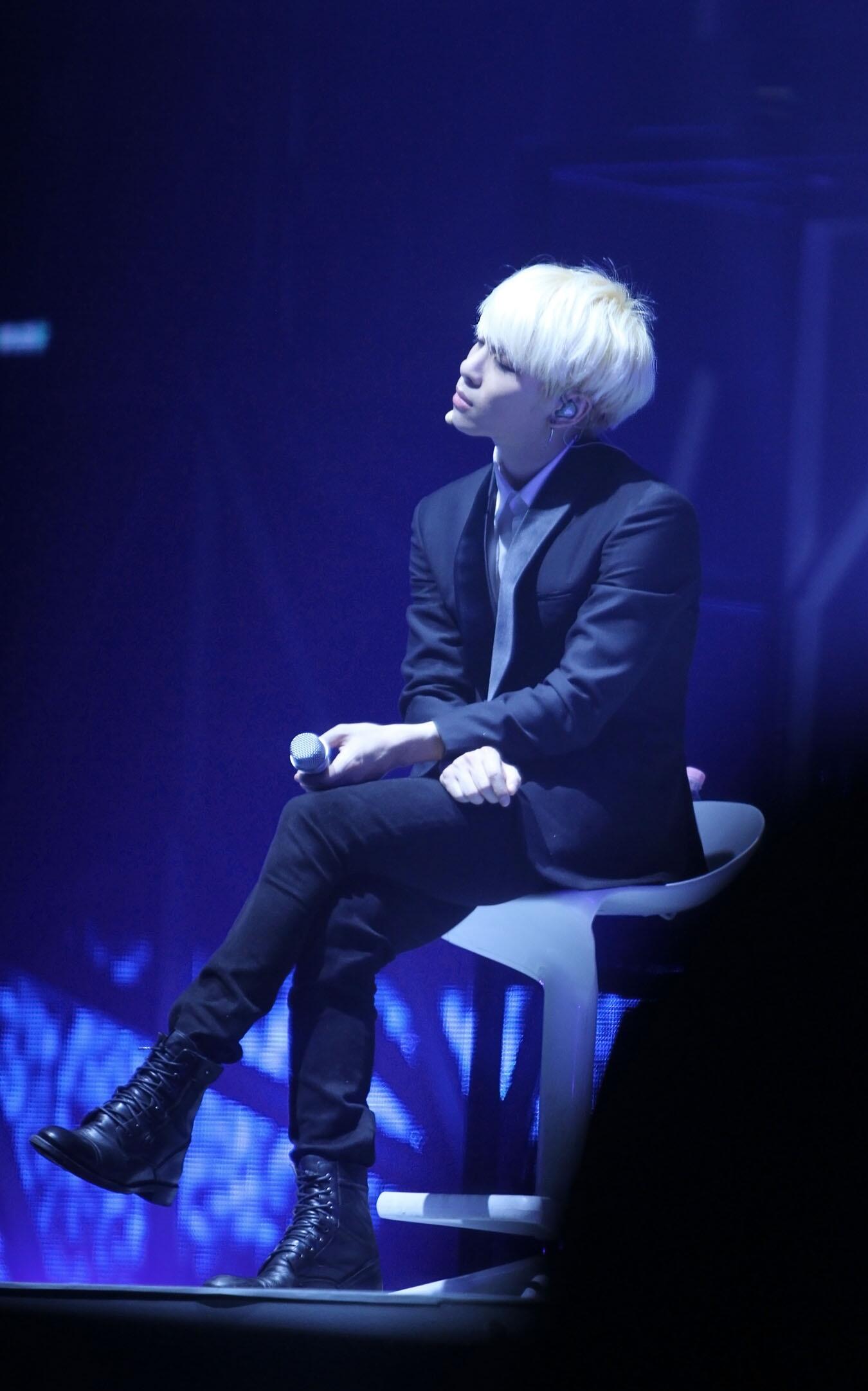 Kim Jonghyun at the SHINee World Concert III in Seoul.