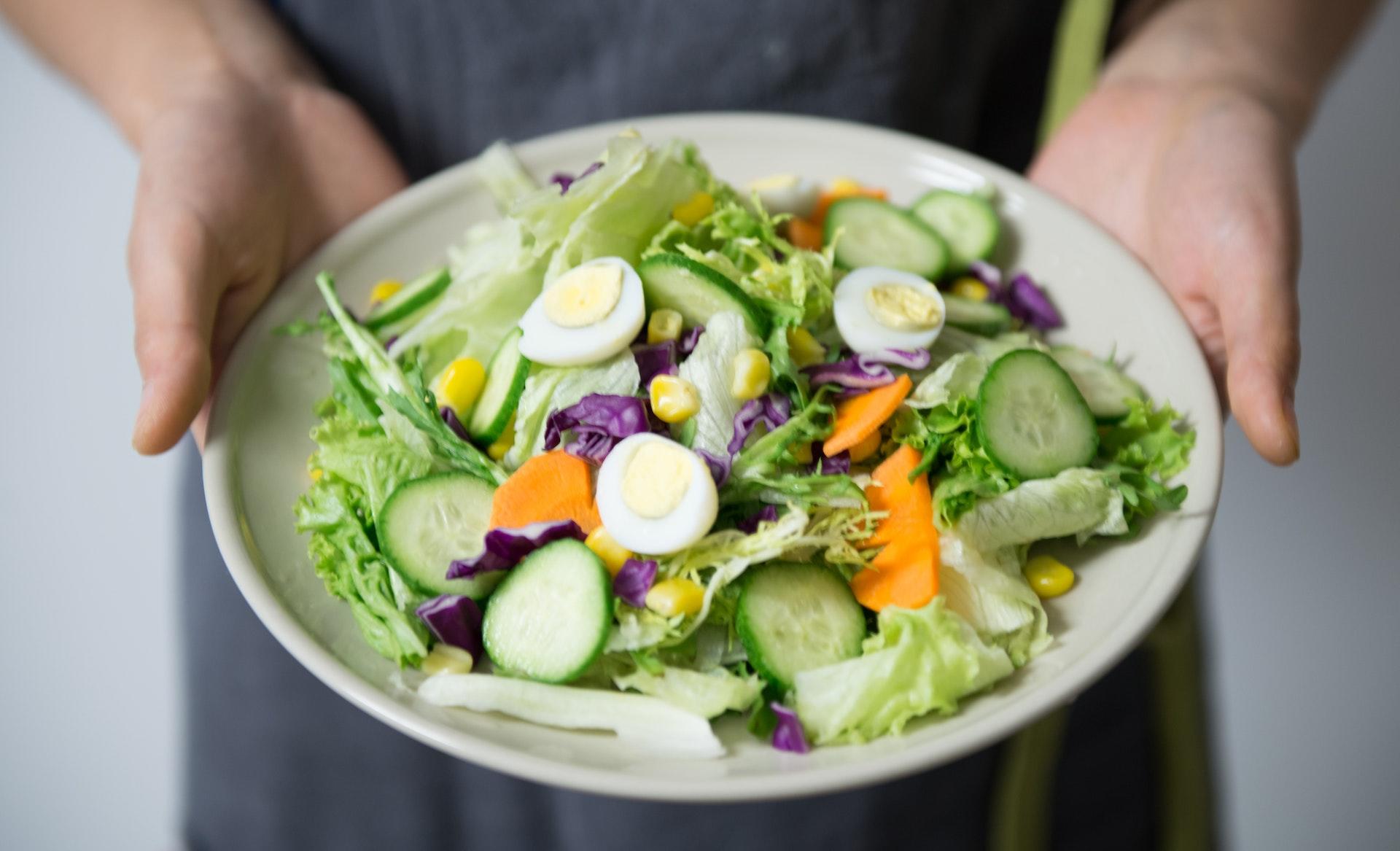 Healthy Salad in Bowl